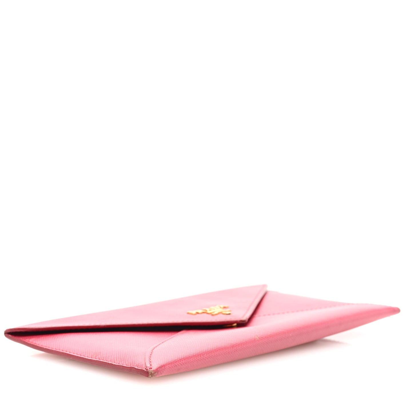 Saffiano Metal Envelope Wallet Peonia