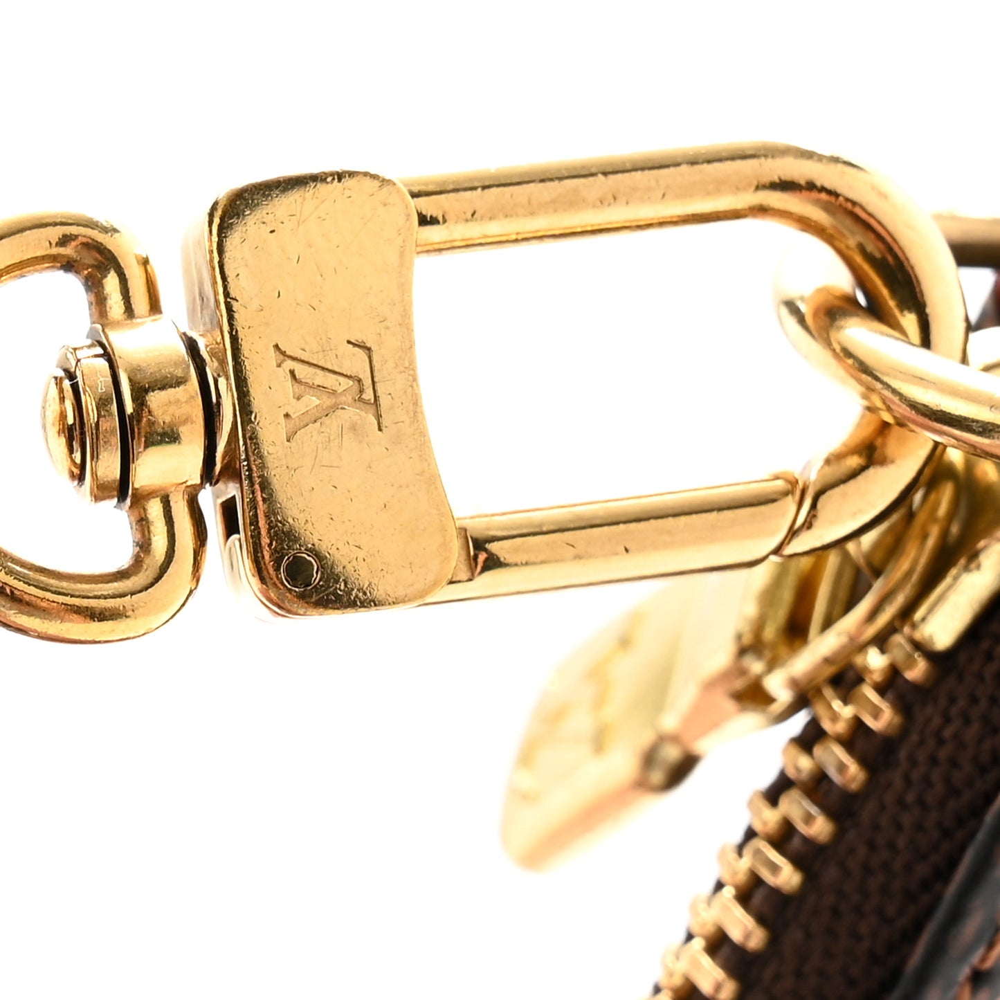 LOUIS VUITTON Damier Ebene Mini Pochette Accessories