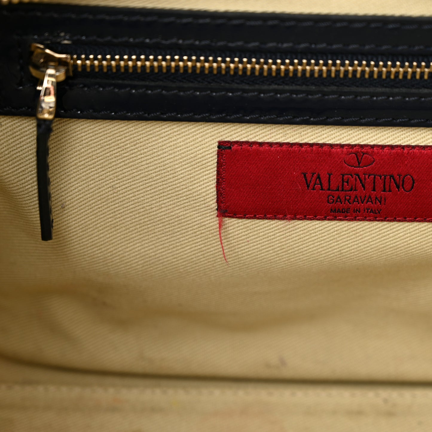 Patent Small Rockstud Double Handle Tote Marine