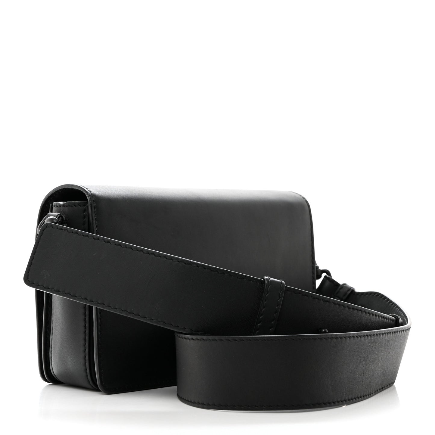 Ultra Matte Calfskin Dio(r)evolution Flap Bag Black
