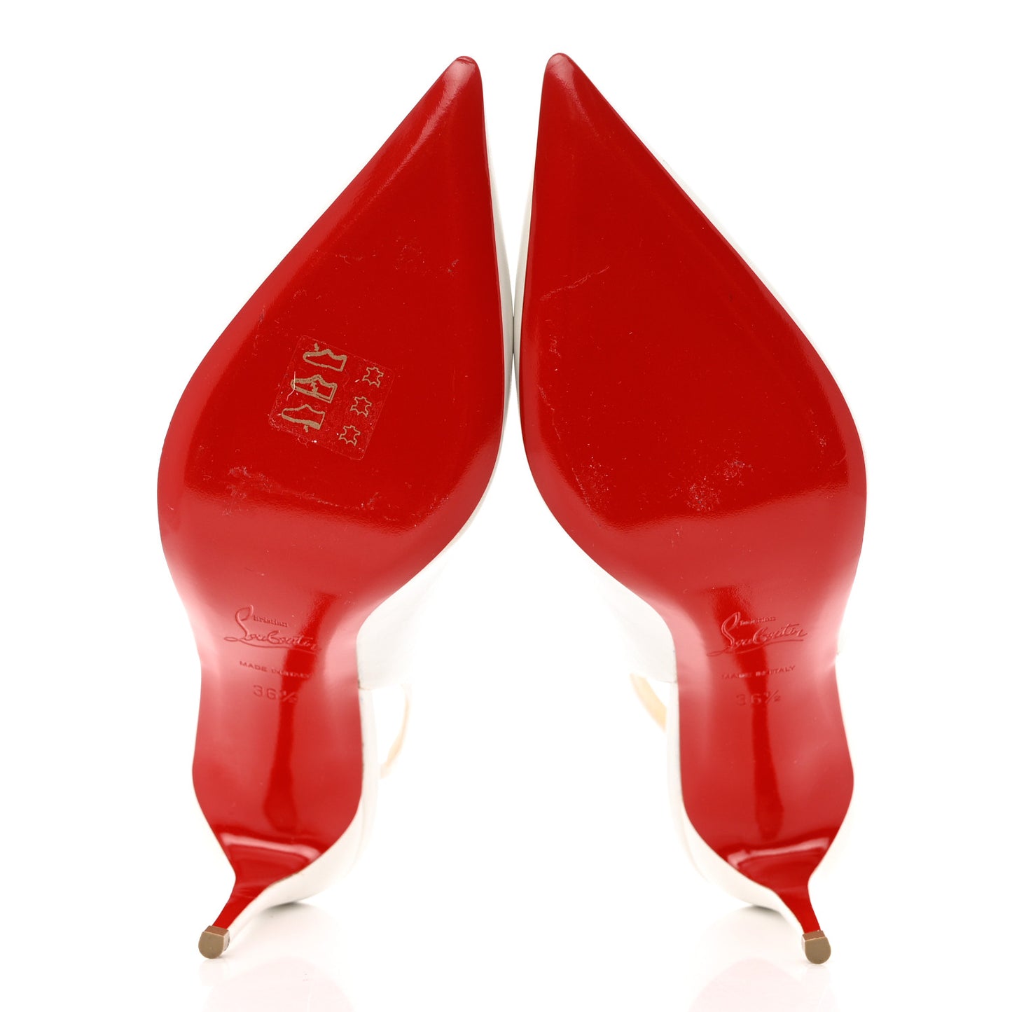 Calfskin Kate Slingback 85 Pumps 36.5 White