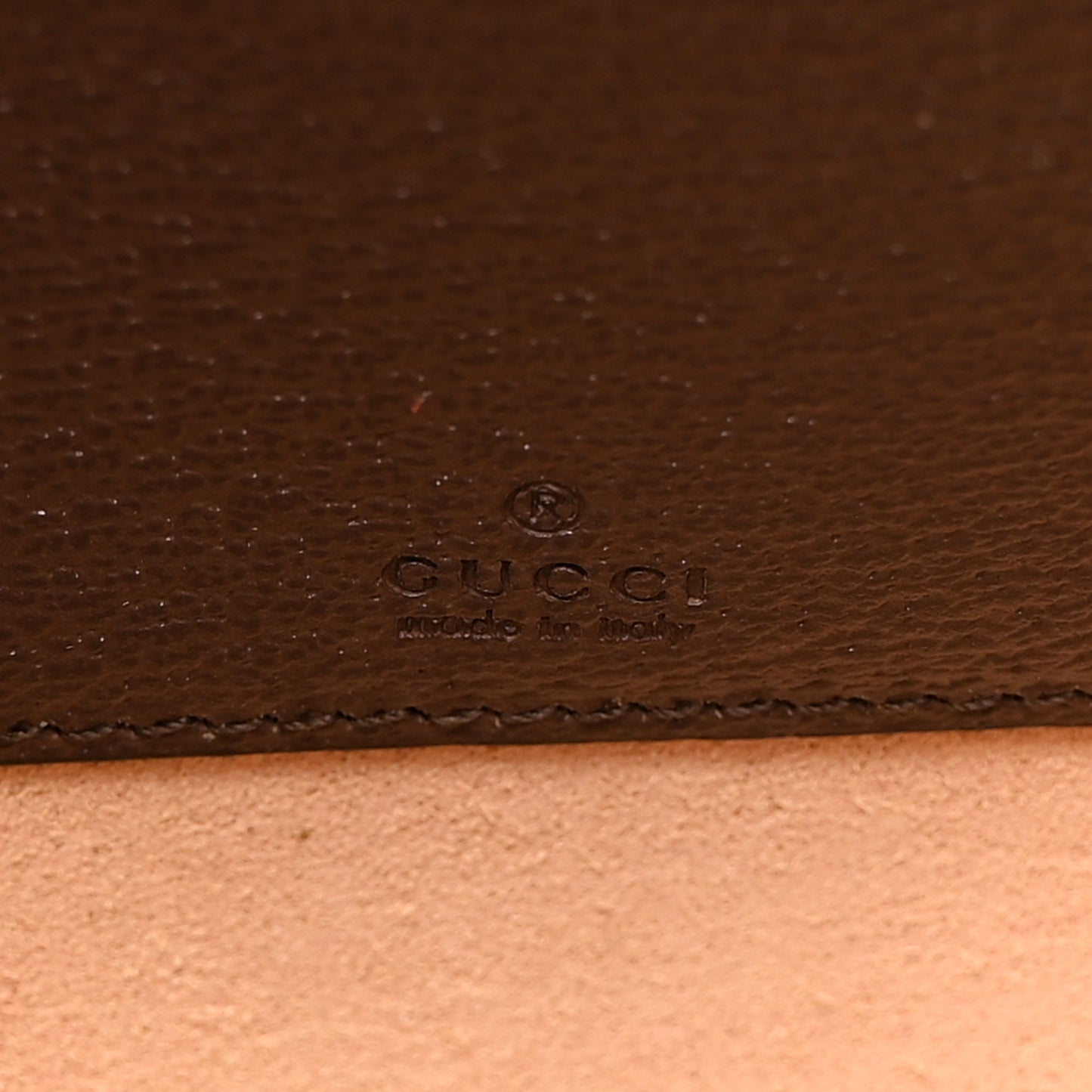 GG Supreme Monogram Textured Dollar Calfskin Web Ophidia Slip Handle Tote Beige Ebony New Acero