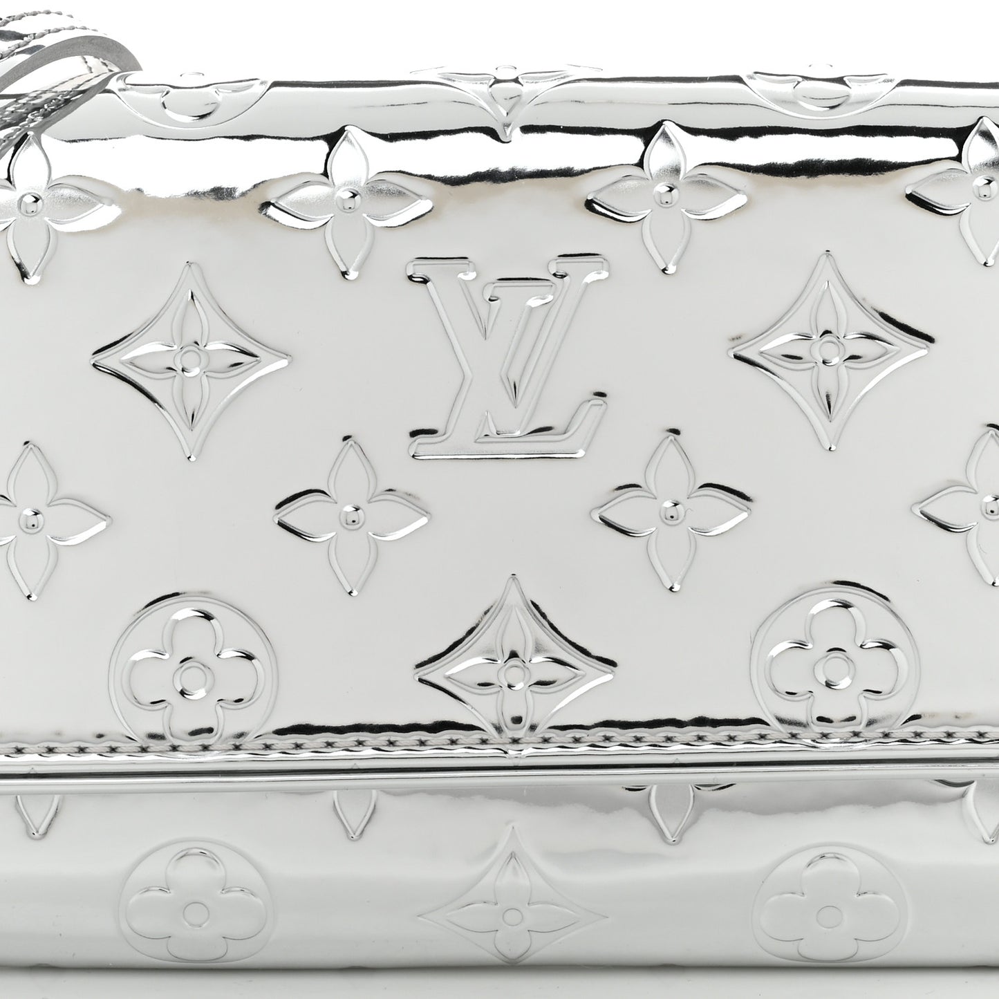 Monogram Miroir Pochette Twin Silver
