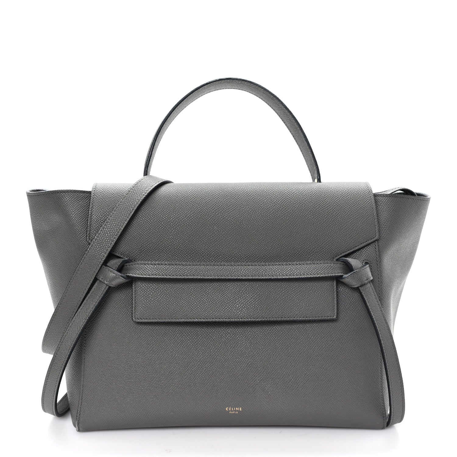 MONOTOWN 　　CELINE グレー キャンバス ハンドバッグ Celine Grained Calfskin Mini Belt Bag Grey 1861151 – FASHIONPHILE