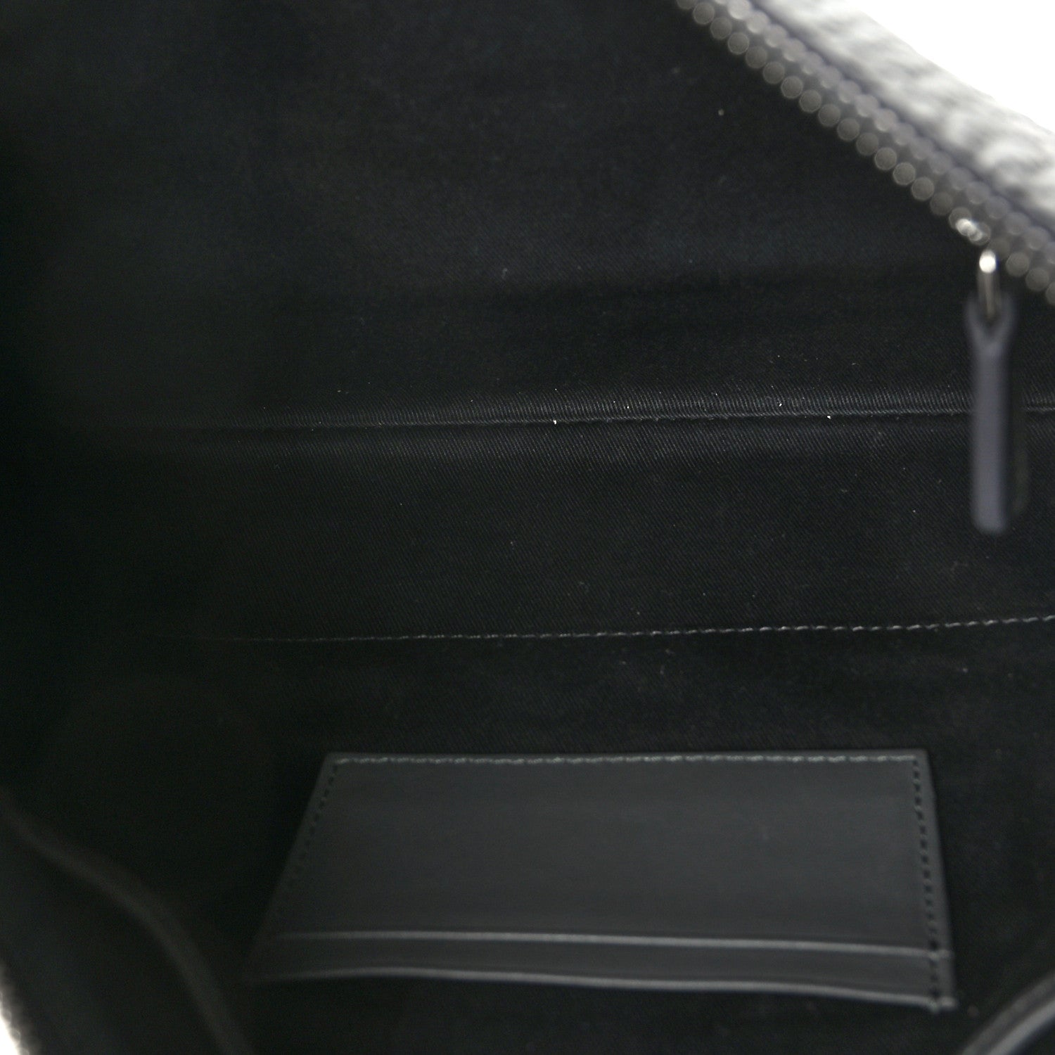 MCM Visetos Liz Shopper Tote Pouch Phantom Grey 5 of 6