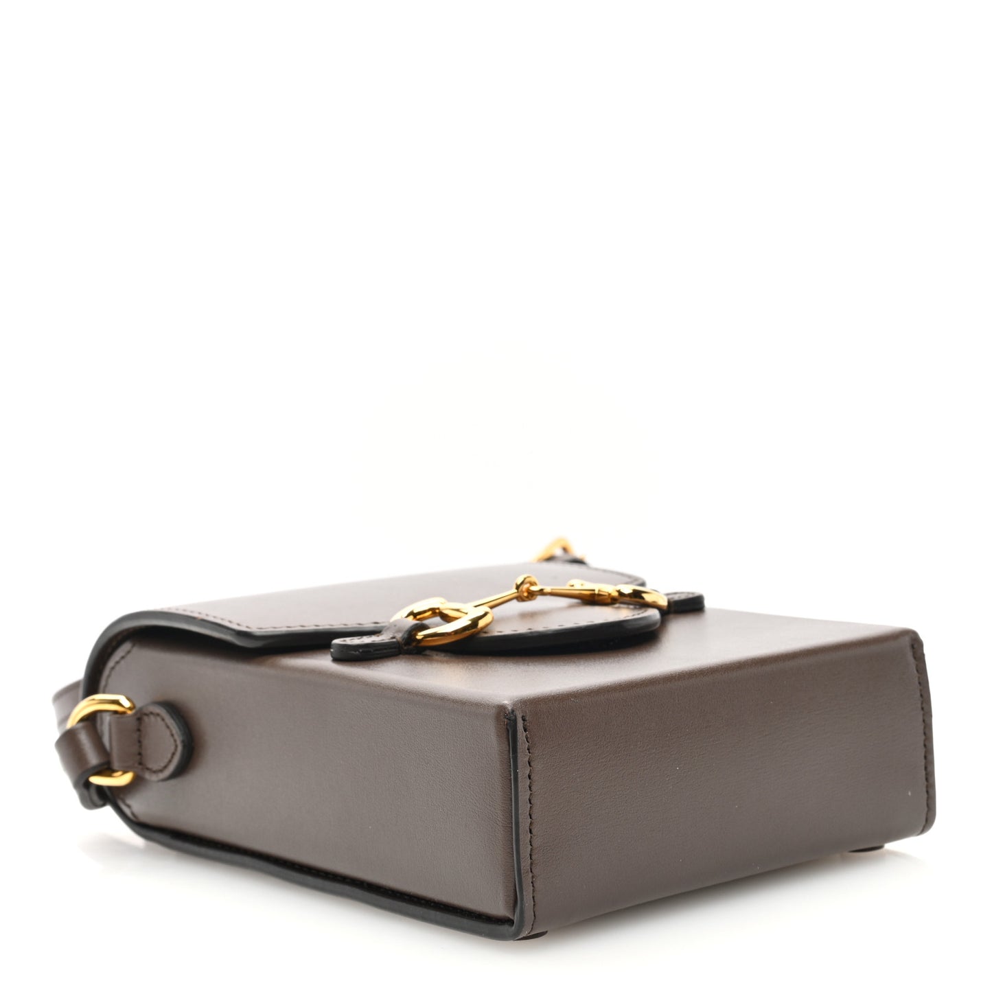 Boarded Plutone Calfskin Mini Horsebit 1955 Crossbody Bag New Acero