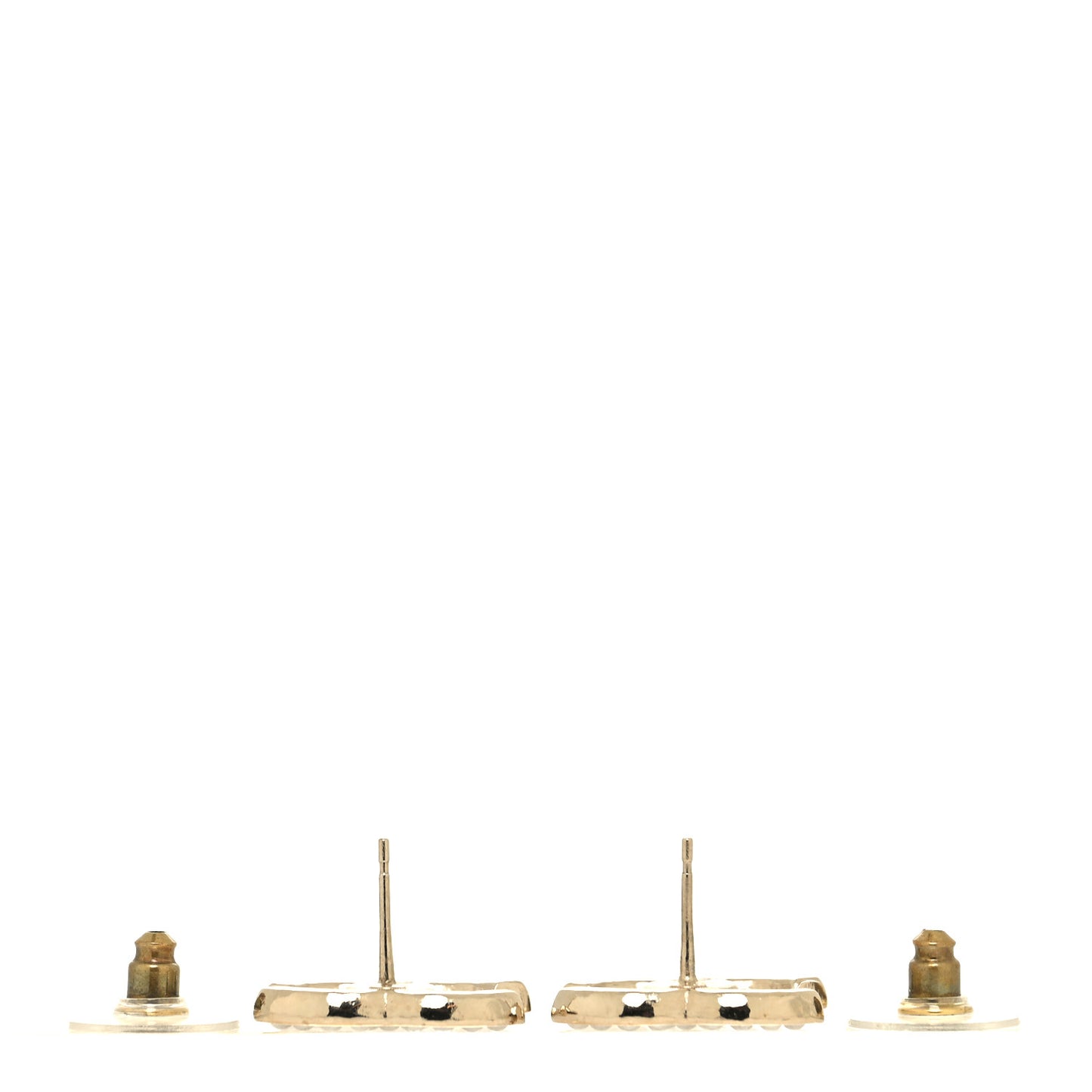 Pearl CC Earrings Gold