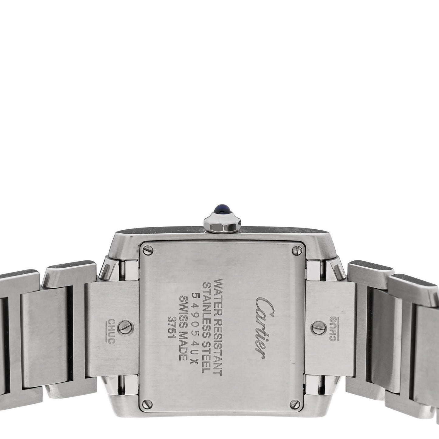 Stainless Steel 25mm Tank Francaise Quartz Watch