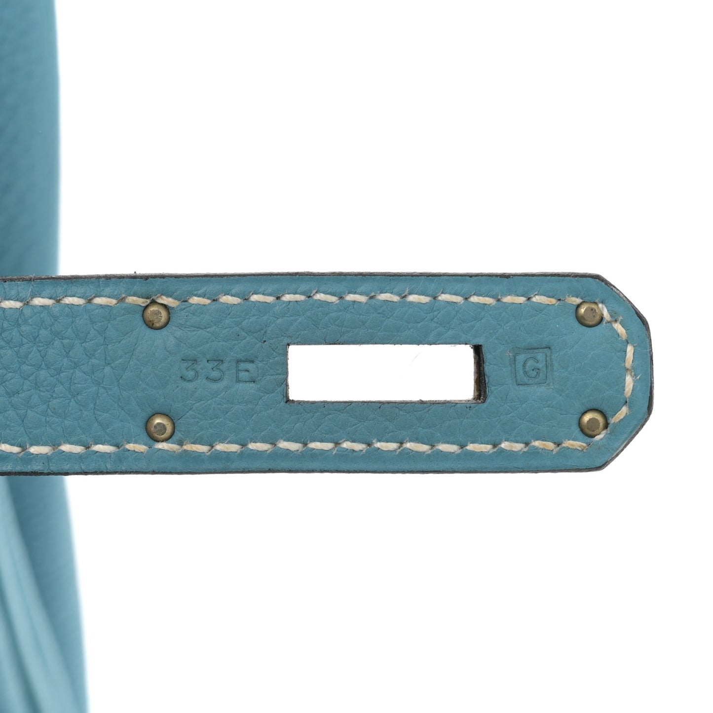 Togo Birkin 35 Blue Jean