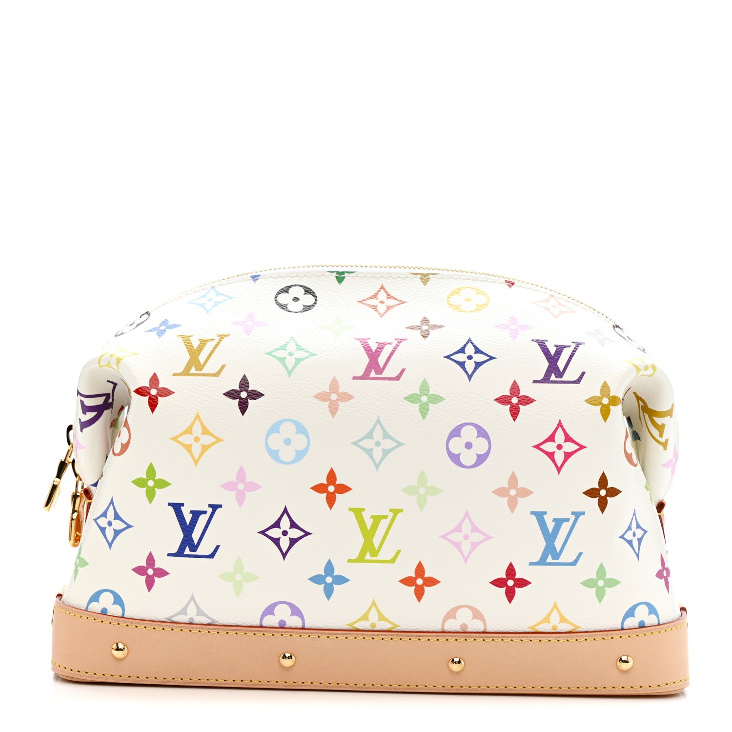Louis Vuitton LV x TM Monogram Multicolor Cosmetic Pouch GM White