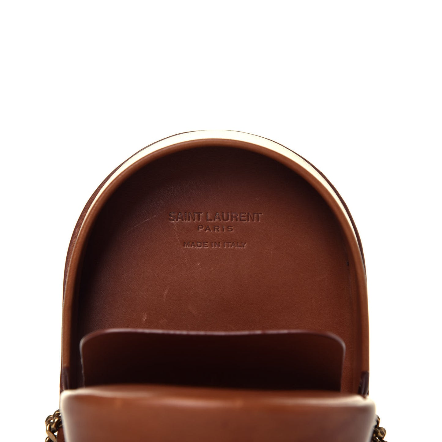 Calfskin Monogram Baby Kaia Crossbody Bag Brick