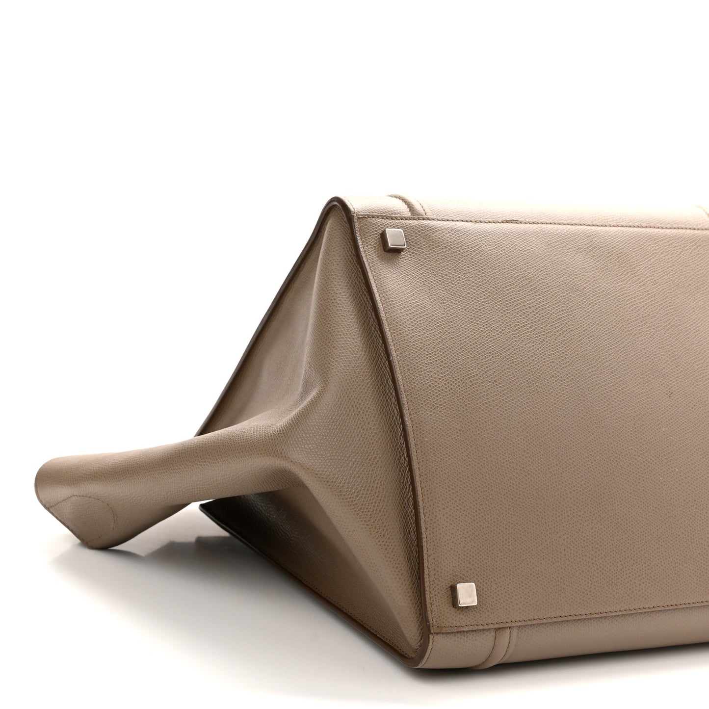 Baby Grained Calfskin Medium Phantom Luggage Taupe