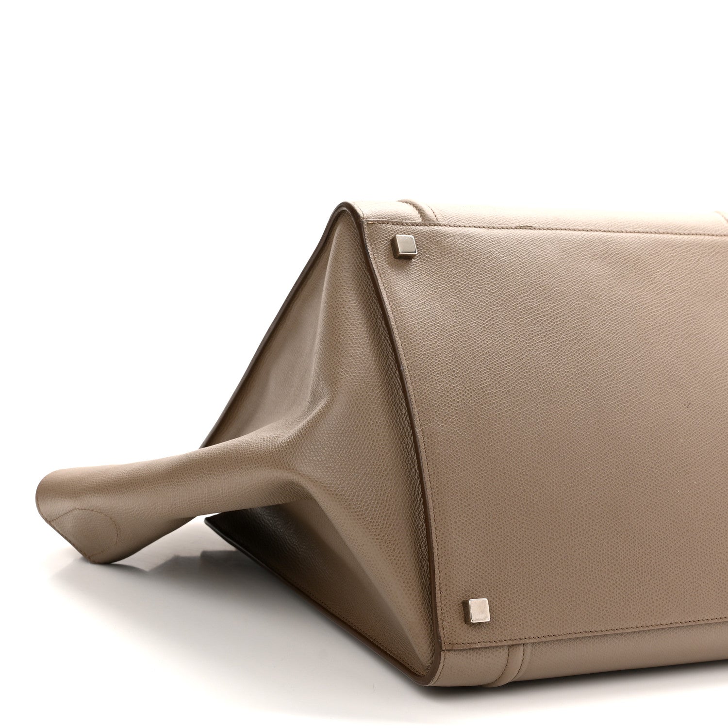 Celine Baby Grained Calfskin Medium Phantom Luggage Taupe 10 of 17