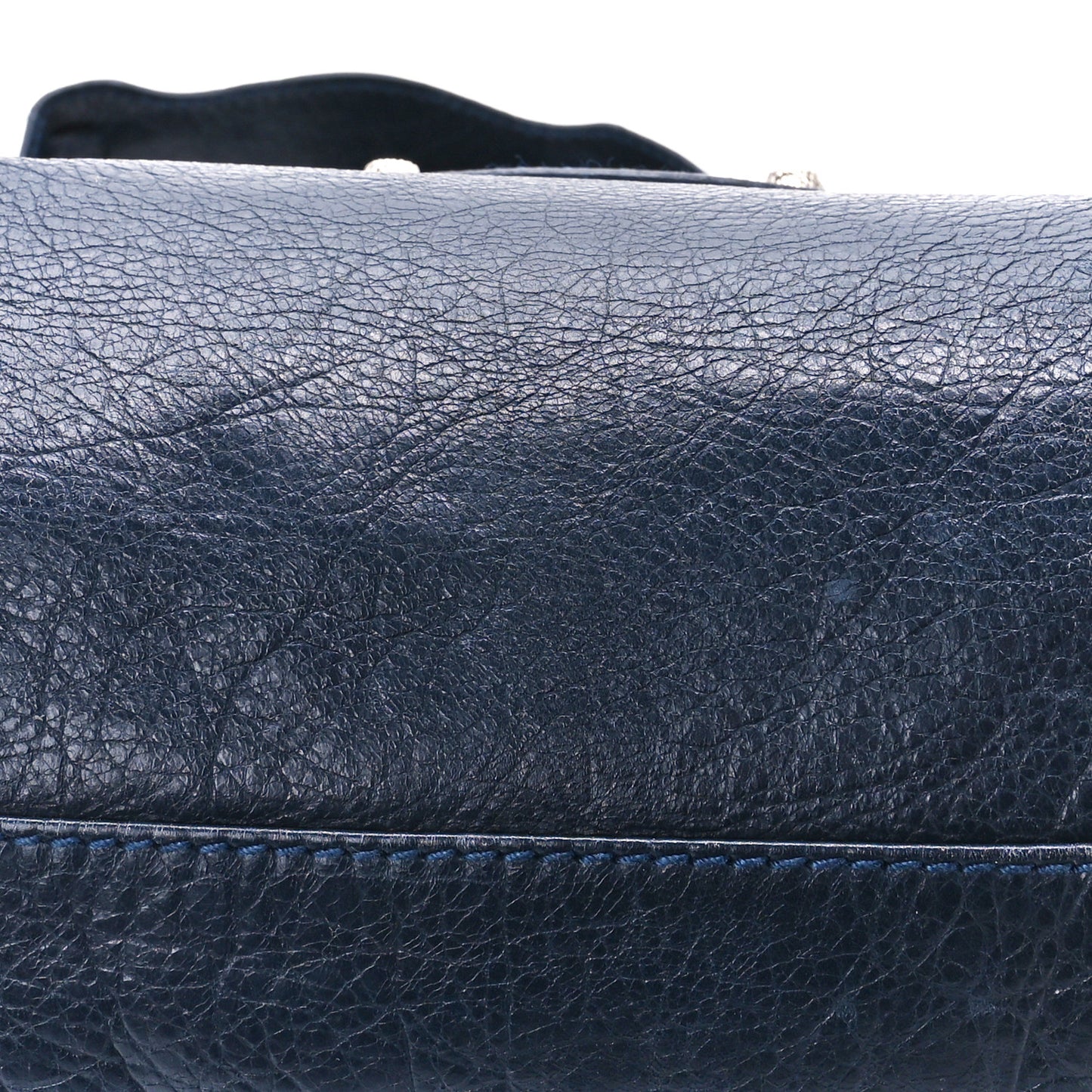 Agneau Giant 12 Silver Hardware City Bleu Obscur