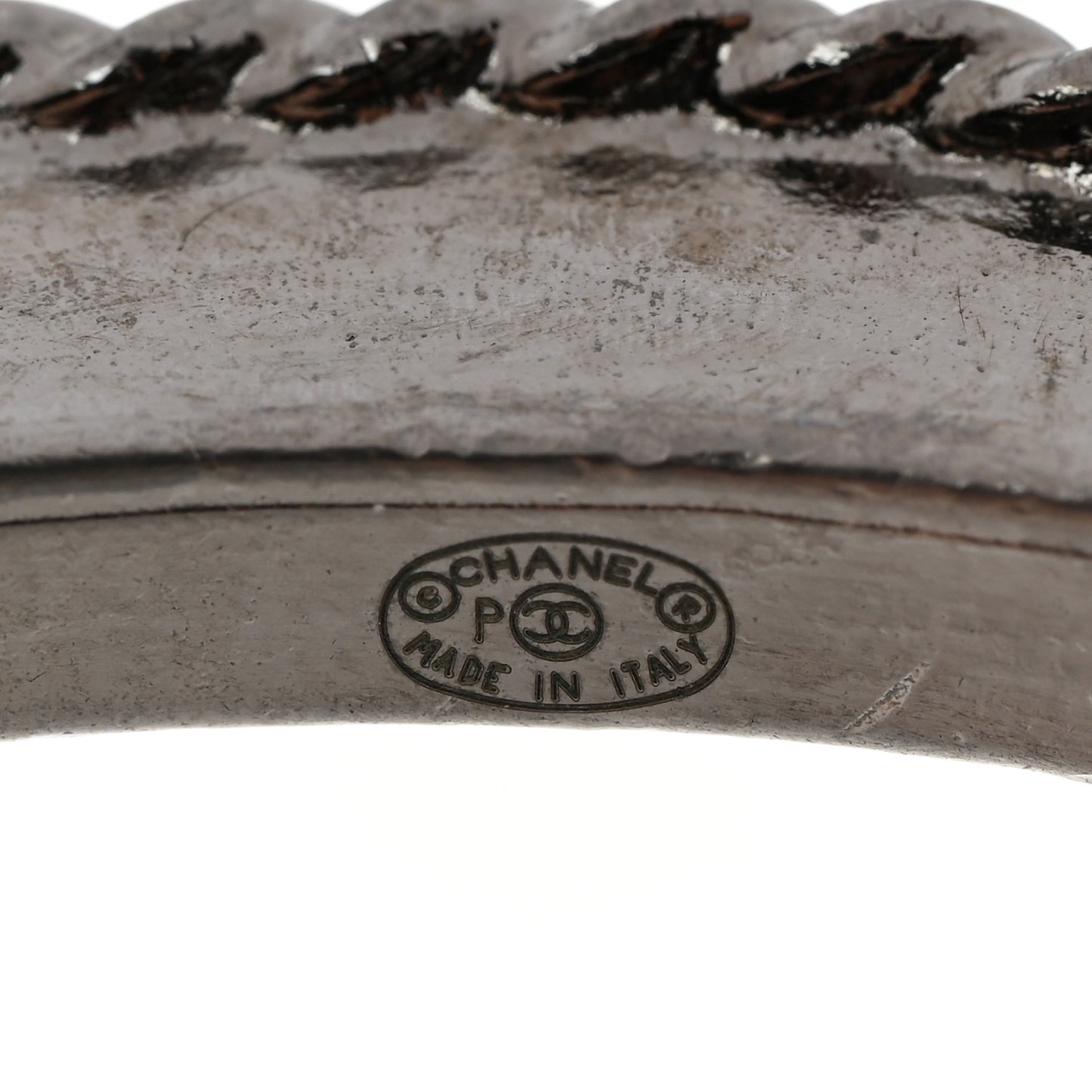 Ruthenium Pearl Bead Bangle