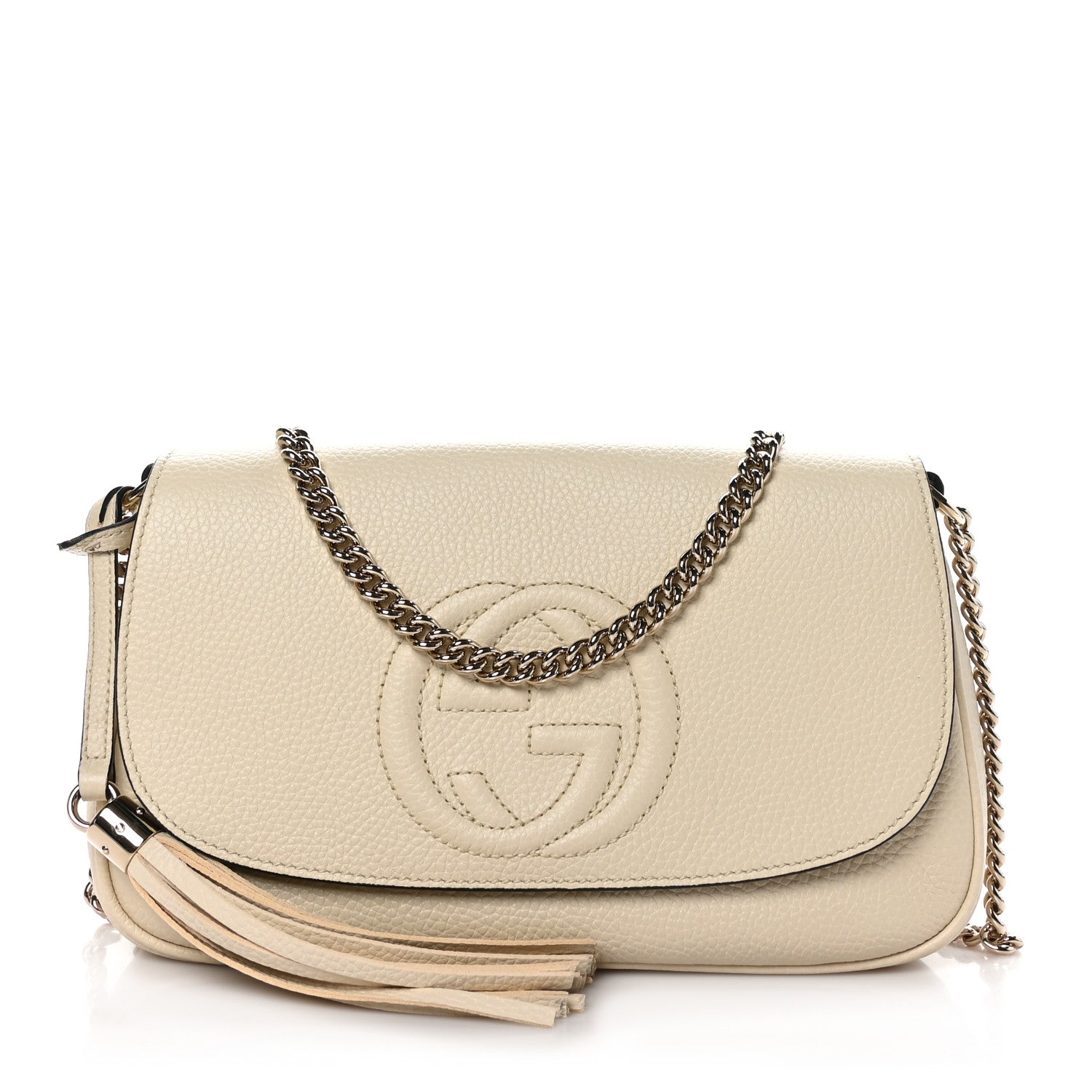 Gucci Cellarius Calfskin Medium Soho Flap Crossbody Ivoire 1 of 9