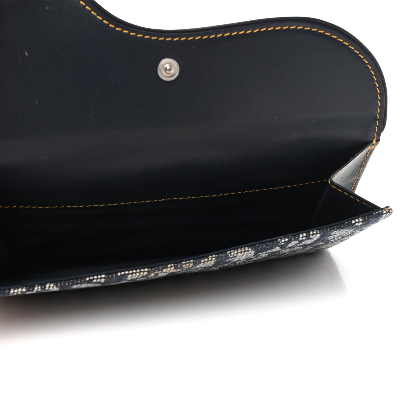 Monogram Saddle Wallet Navy
