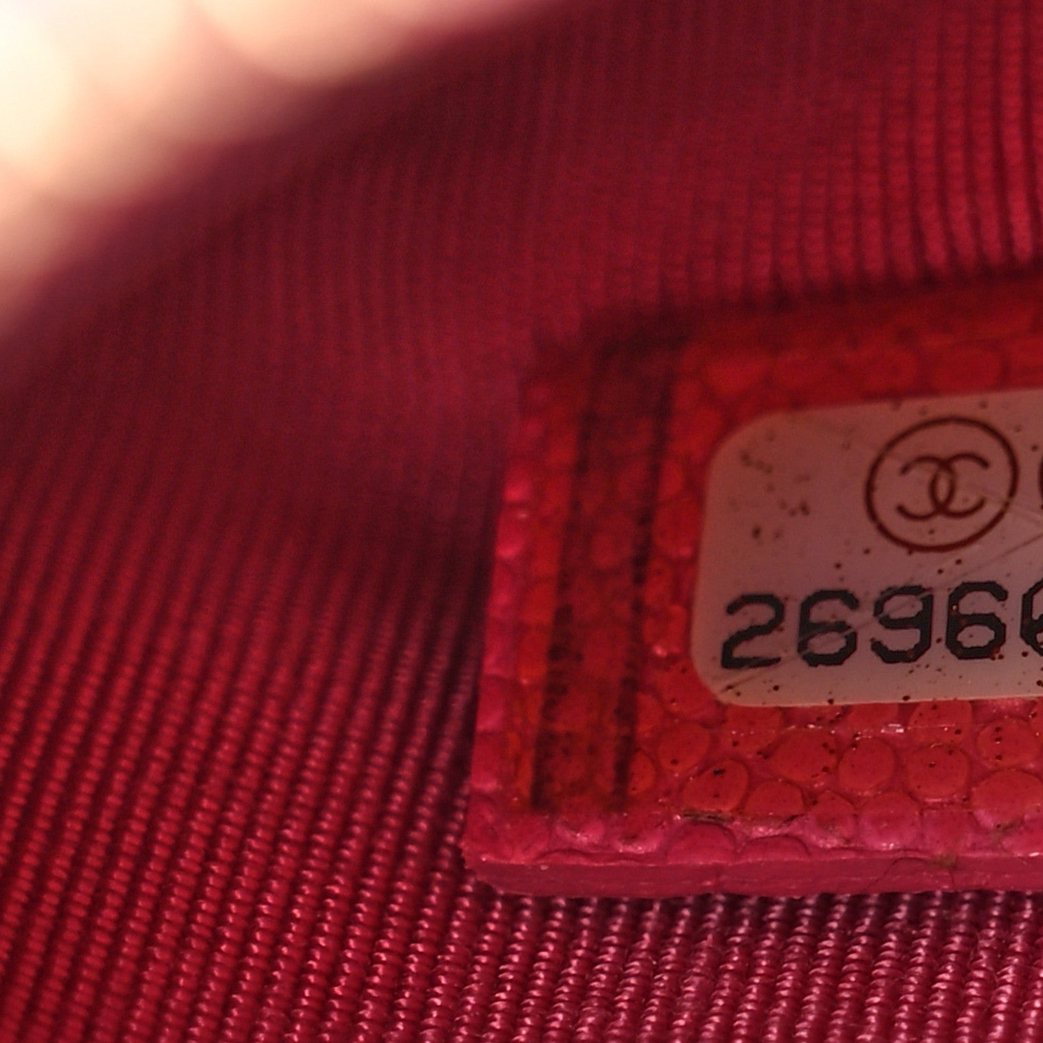 Chanel Caviar Quilted Small Cosmetic Case Pink 7 of 12