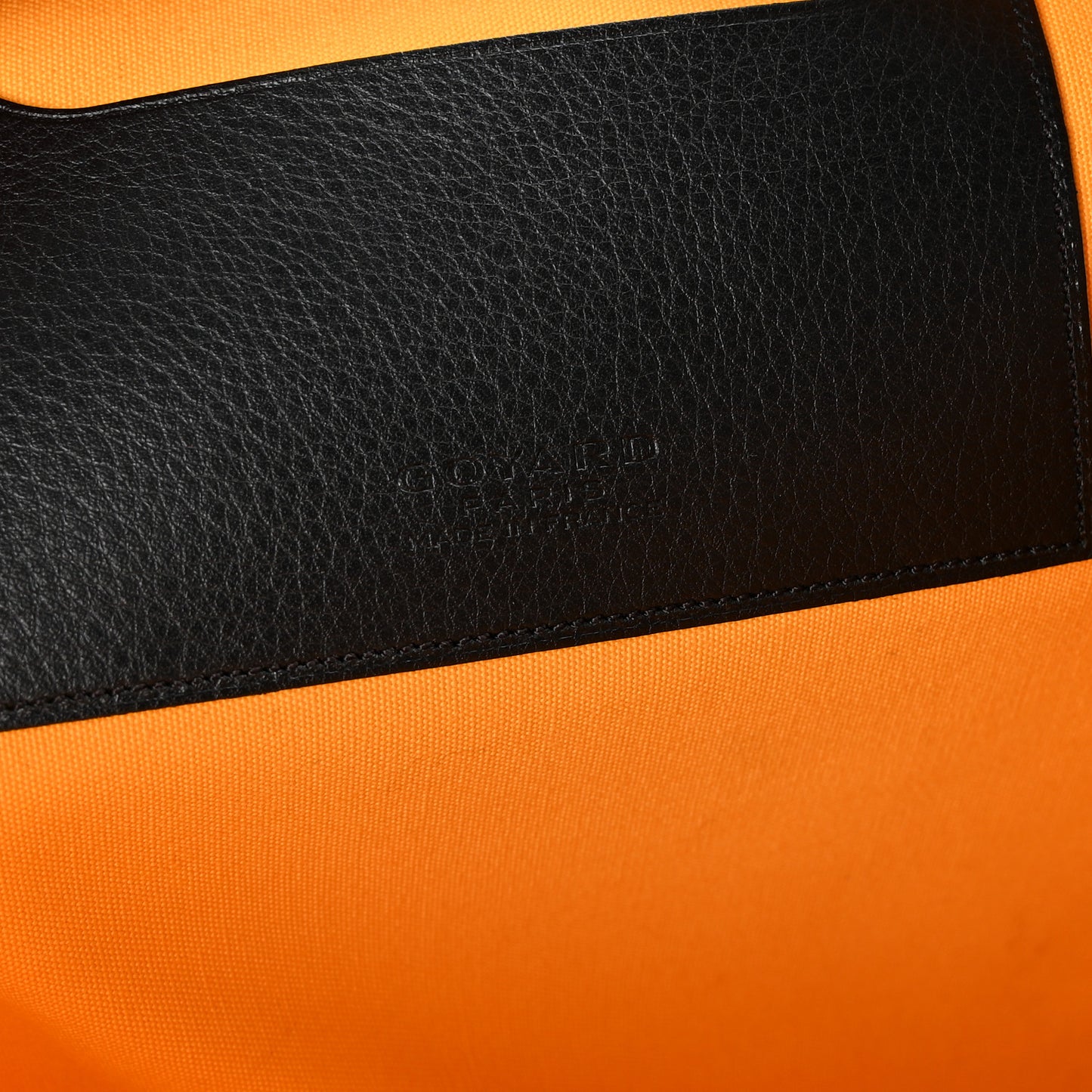 Goyardine Senat Pochette GM Black Gold