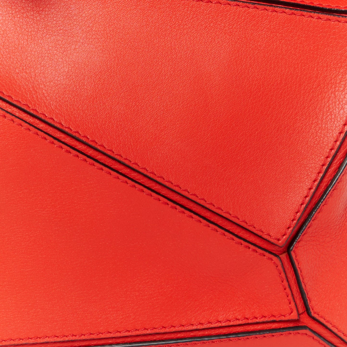 Calfskin Medium Puzzle Bag Scarlet