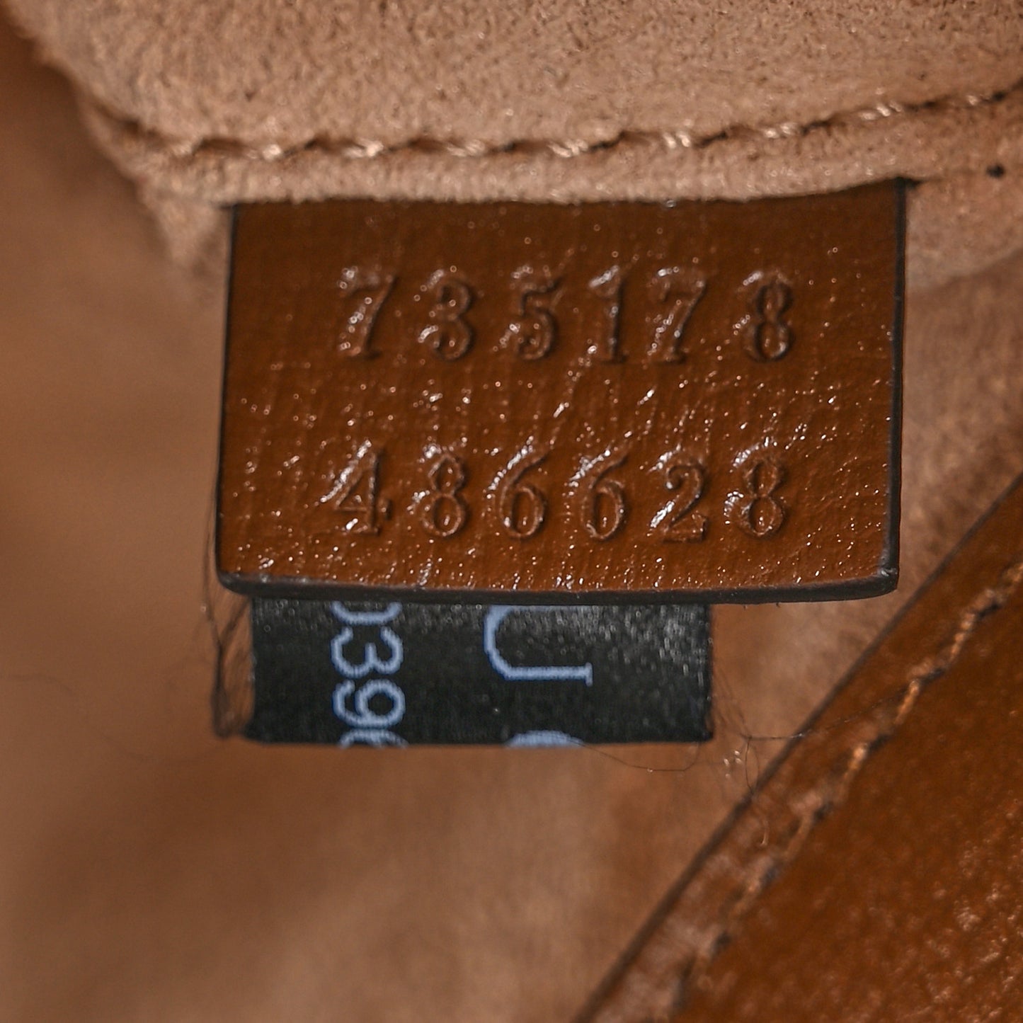 GG Supreme Monogram Small Horsebit 1955 Chain Shoulder Bag Beige Ebony Brown Sugar