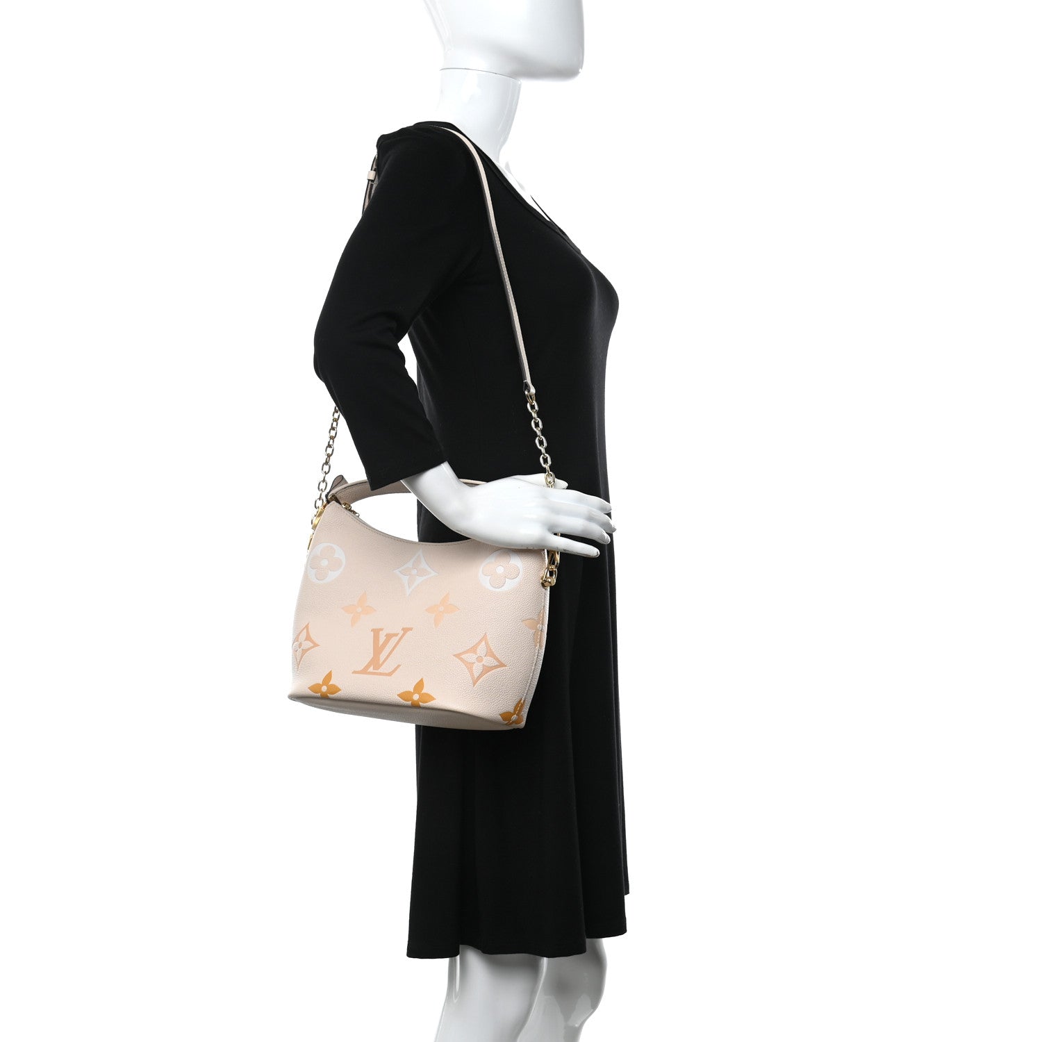 Louis Vuitton Empreinte Monogram Giant By The Pool Marshmallow Hobo Cream Saffron 2 of 9