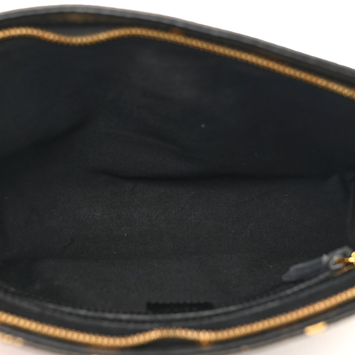 Gradation Visetos Zip Pouch Black Gold