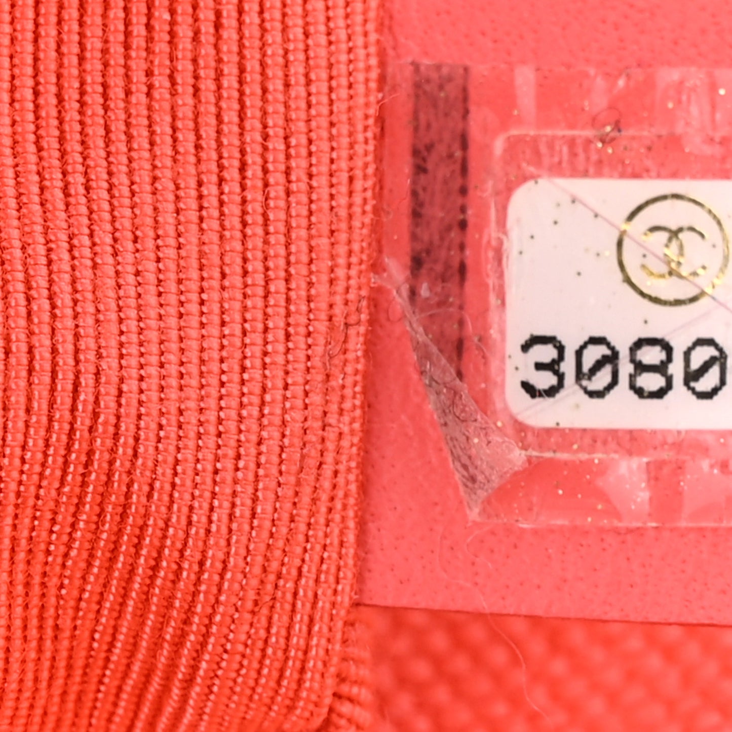Cotton Canvas Quilted Medium Chanel 19 Flap Coral