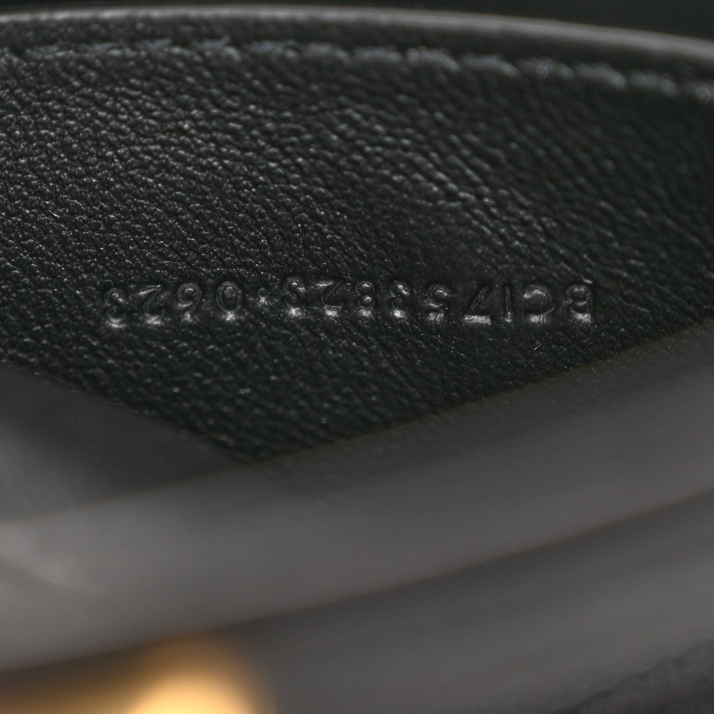 Lambskin Quilted Mini Square Crossbody Black
