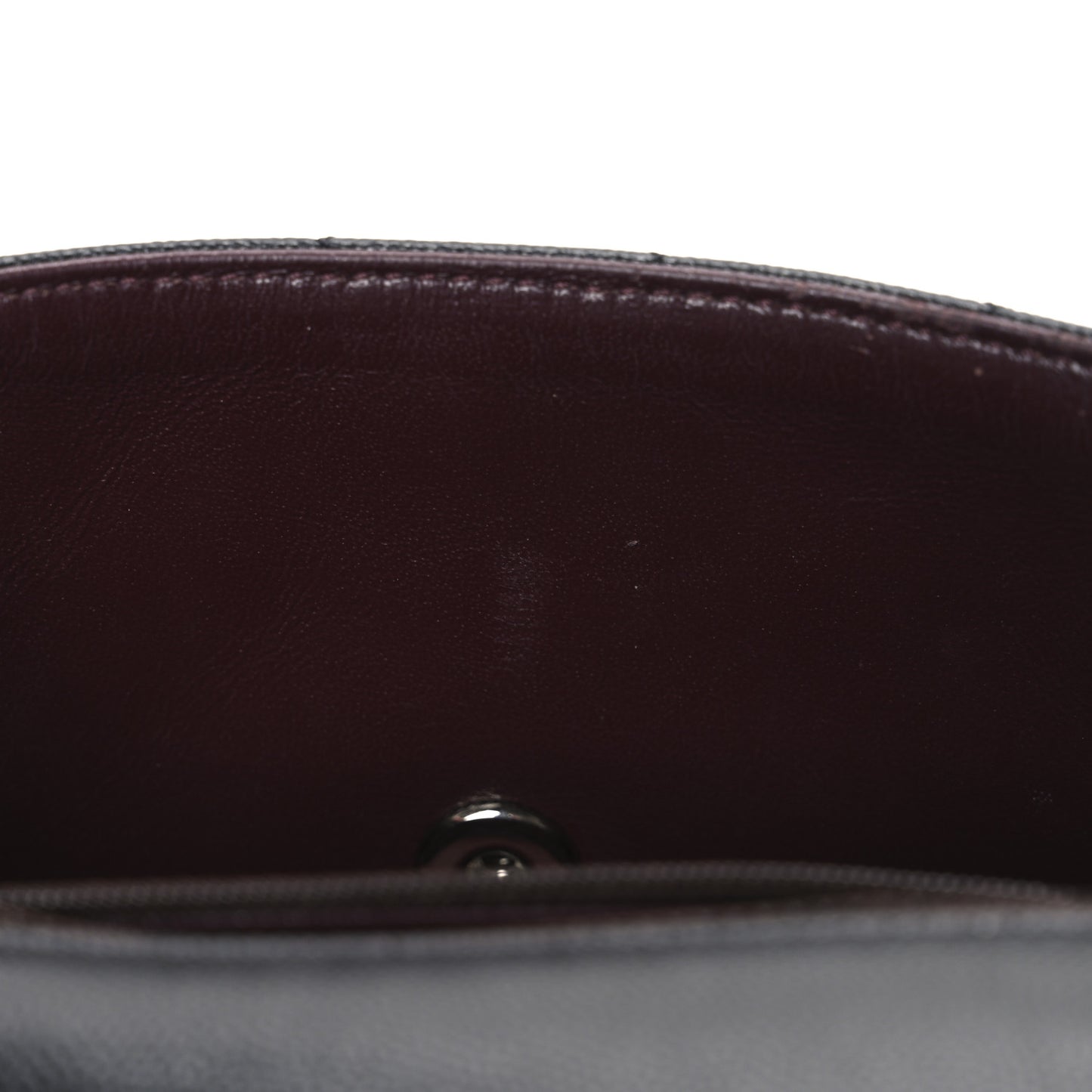 Caviar Quilted Mini Rectangular Flap Black