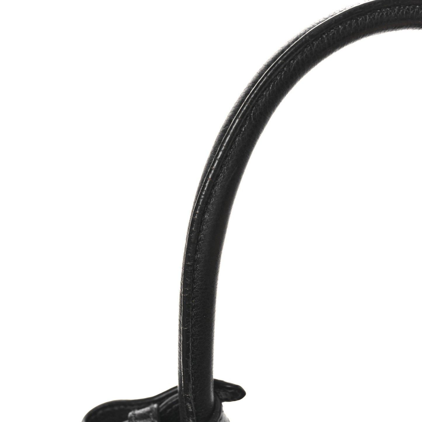 Glace Calfskin Zip Tote Moro Black