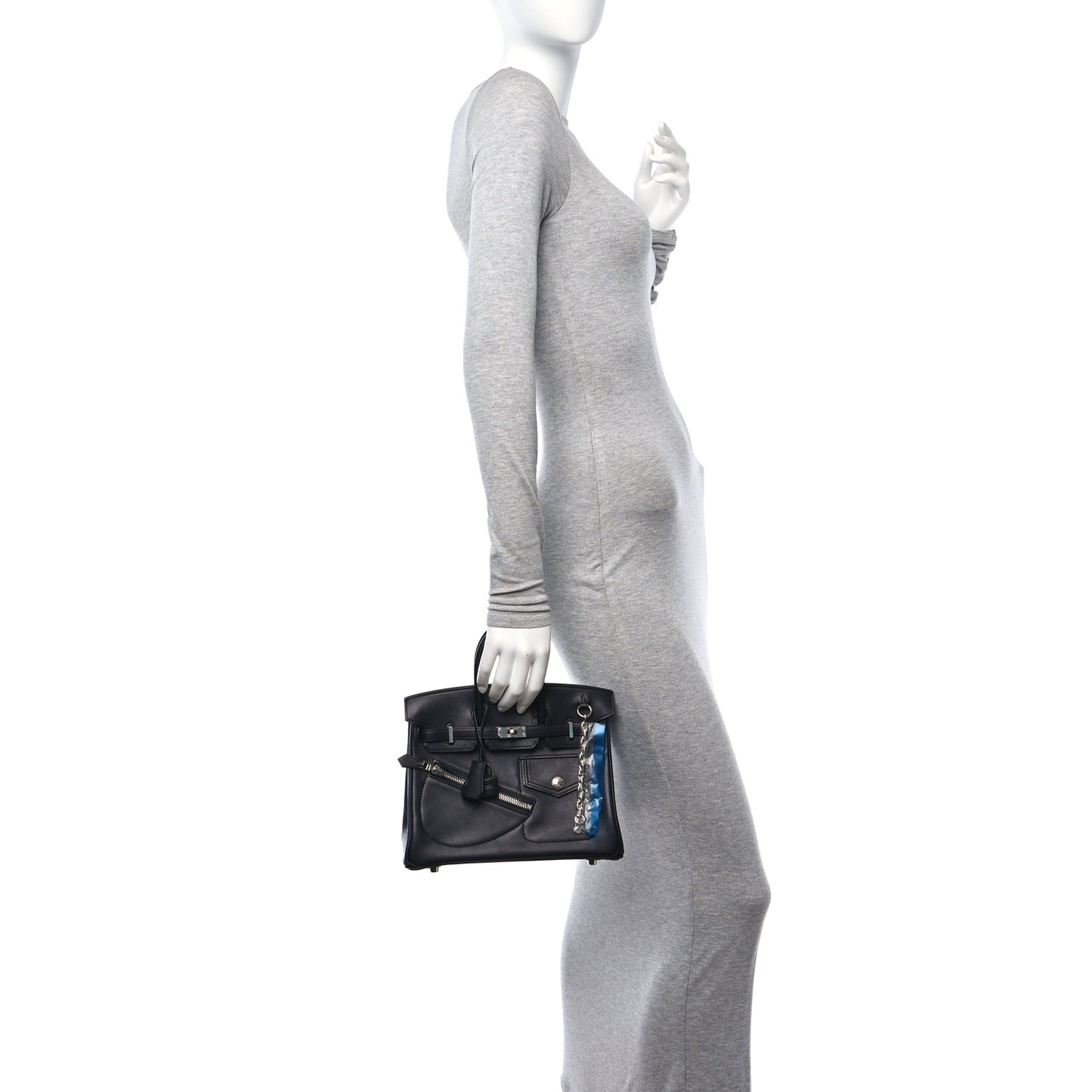 Veau Volupto Rock Birkin 25 Black