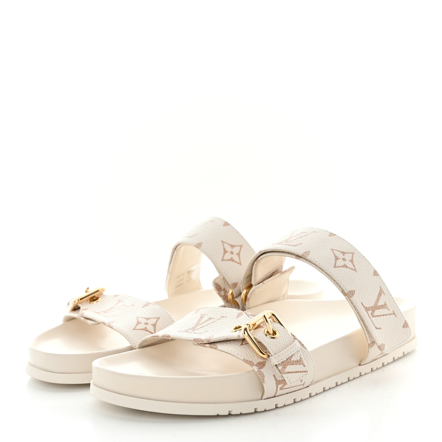 Louis Vuitton Monogram Bom Dia Flat Comfort Mule 42 Beige 3 of 9