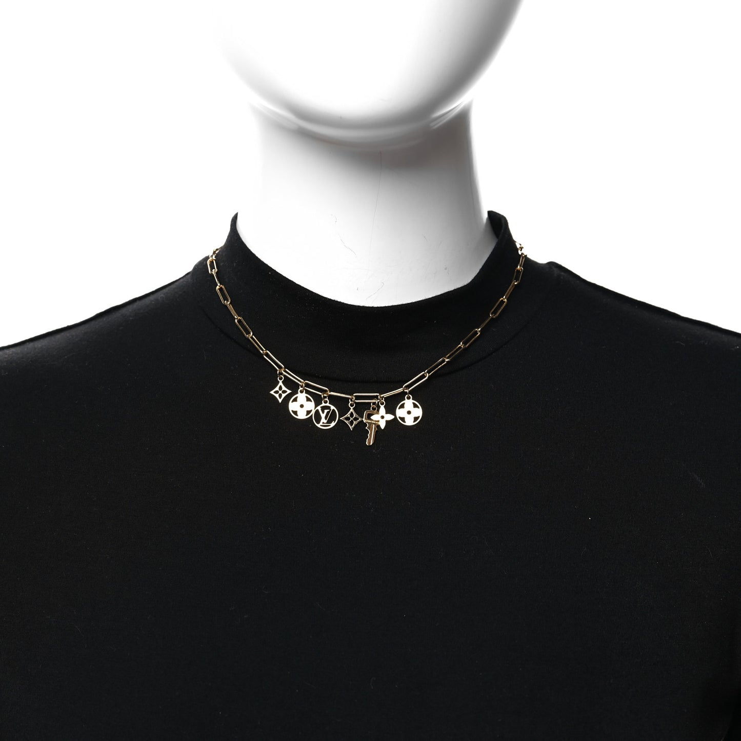 Metal Roman Holidays Necklace Gold
