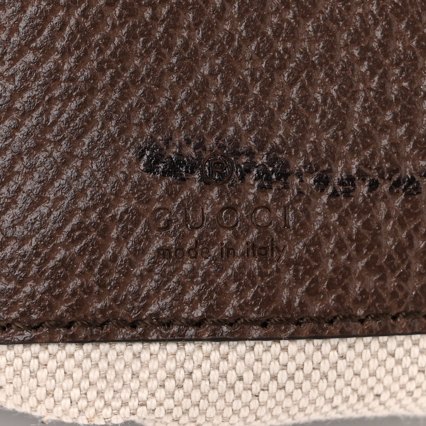 GG Supreme Monogram Textured Dollar Calfskin Blondie Belt Bag 80 32 Beige Ebony New Acero