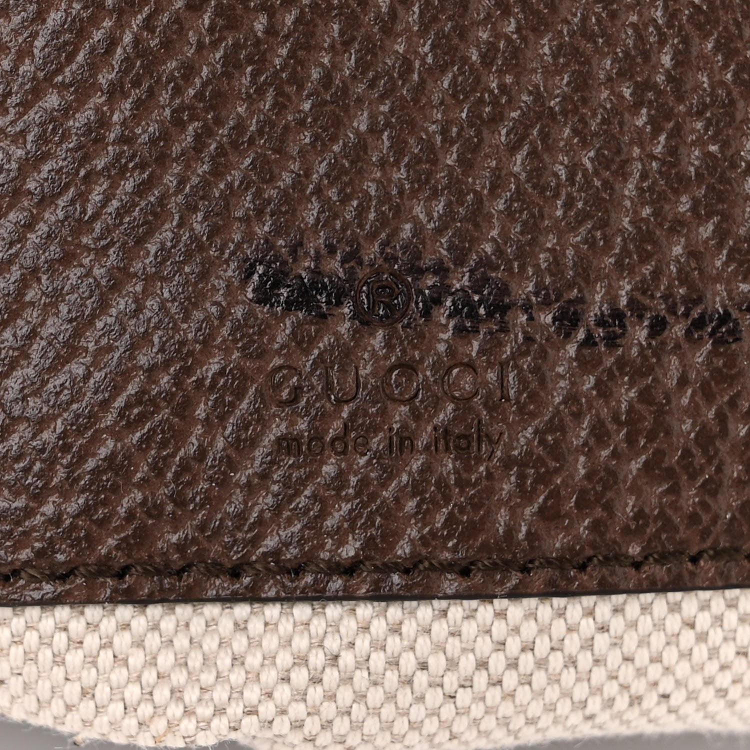 Gucci GG Supreme Monogram Textured Dollar Calfskin Blondie Belt Bag 80 32 Beige Ebony New Acero 6 of 10