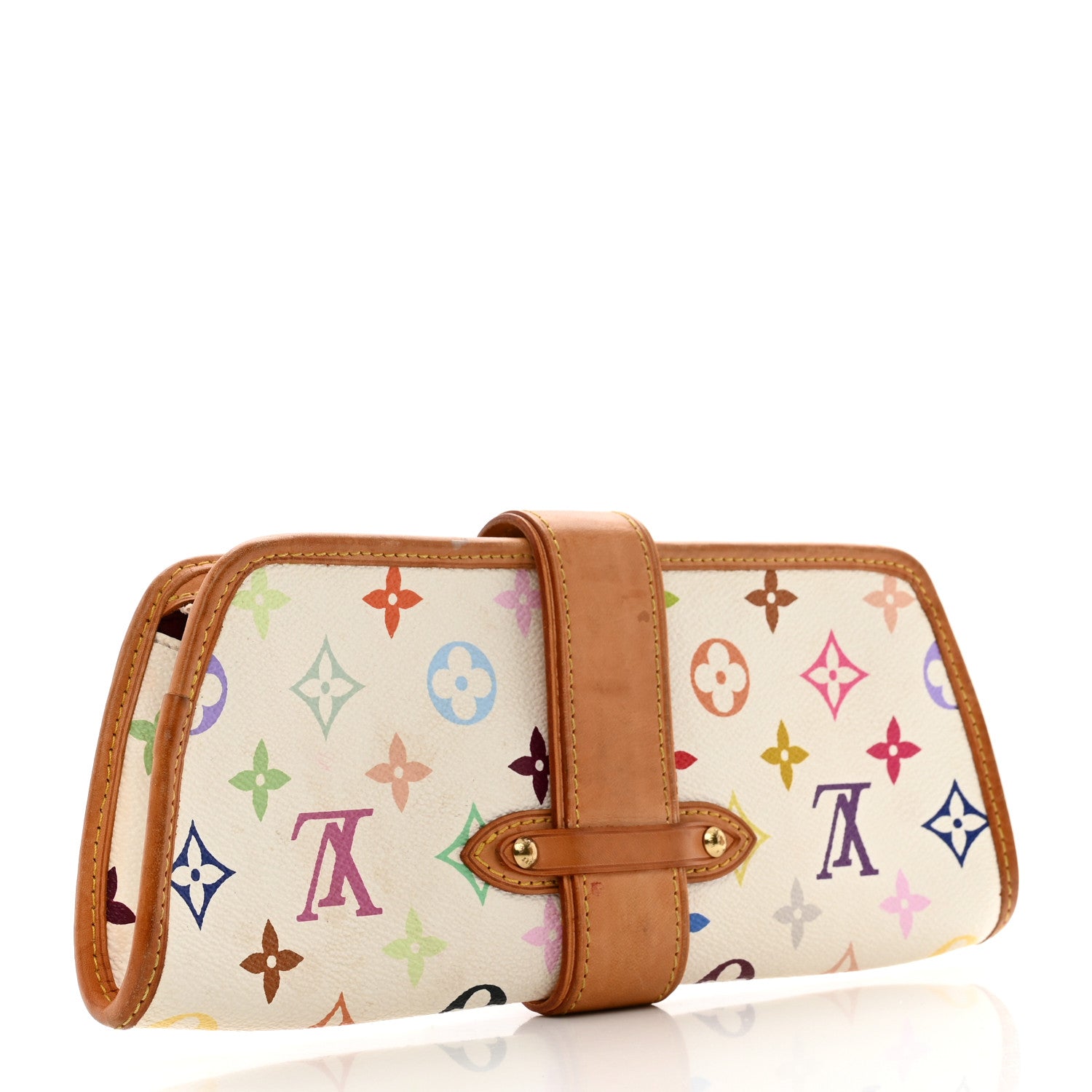 Louis Vuitton Monogram Multicolor Shirley White 3 of 11