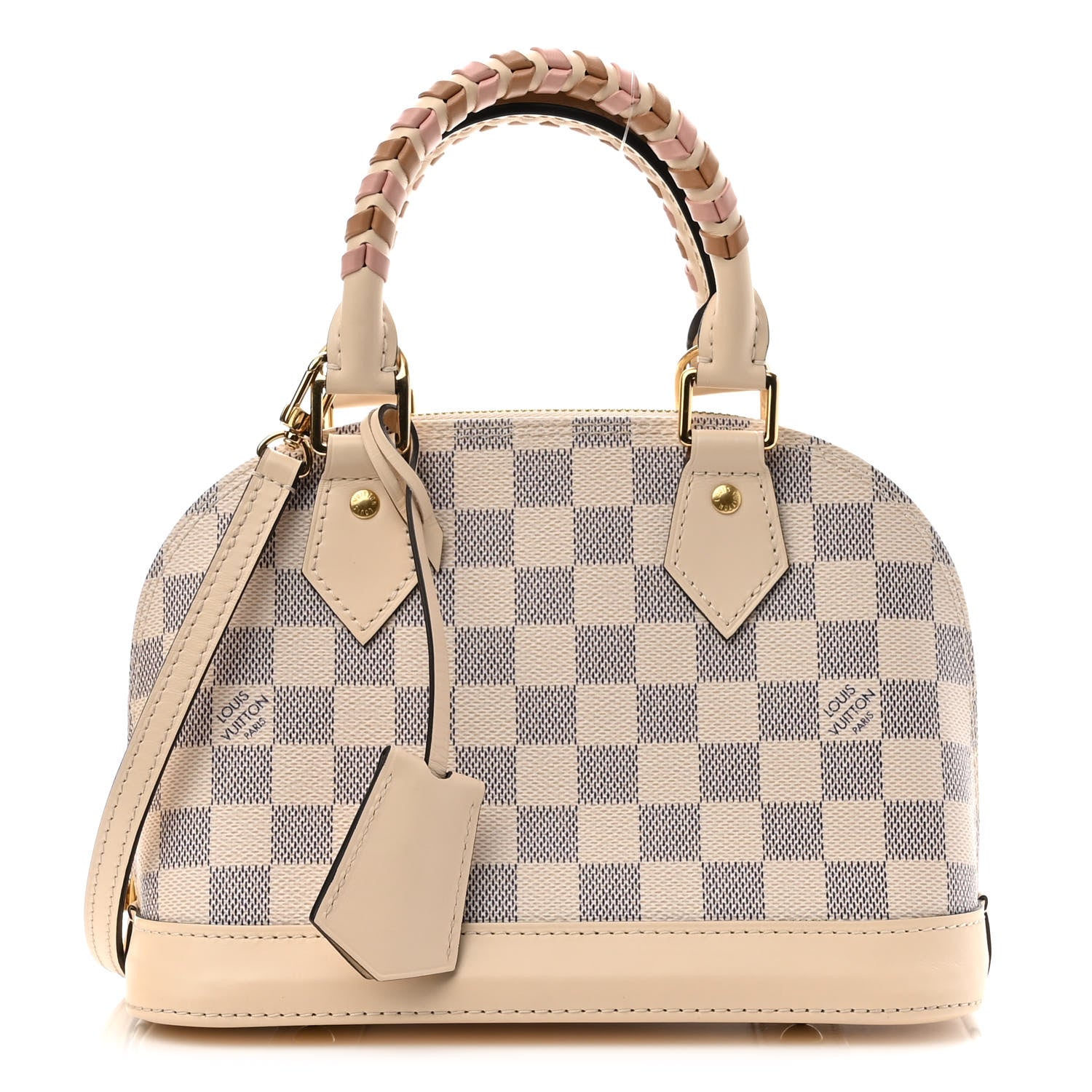 Louis Vuitton Damier Azur Braided Alma BB 1 of 9