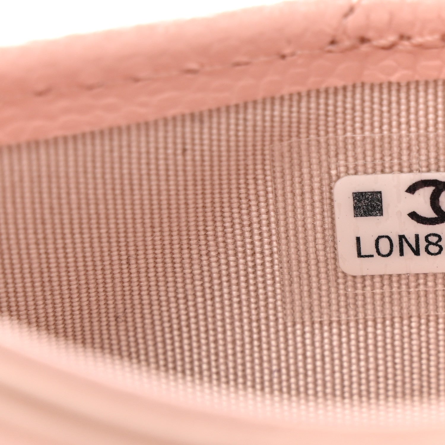 Chanel Caviar Quilted Card Holder Light Pink 8 of 8