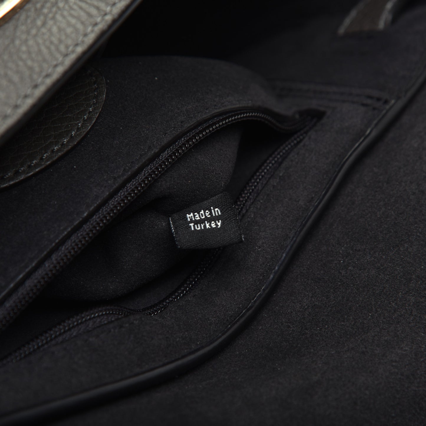 Classic Grain Calfskin Small Bayswater Satchel Dark Grey