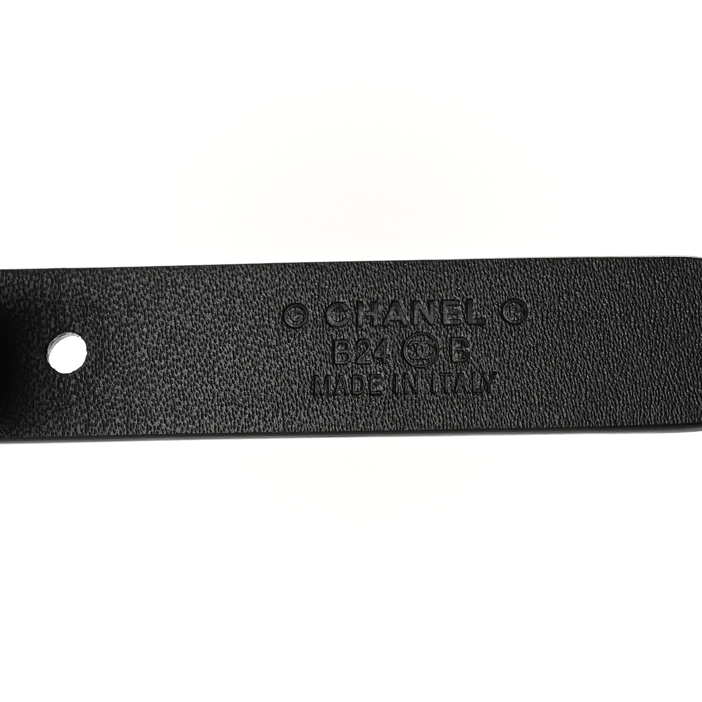 Lambskin CC Chain Belt 85 34 Black