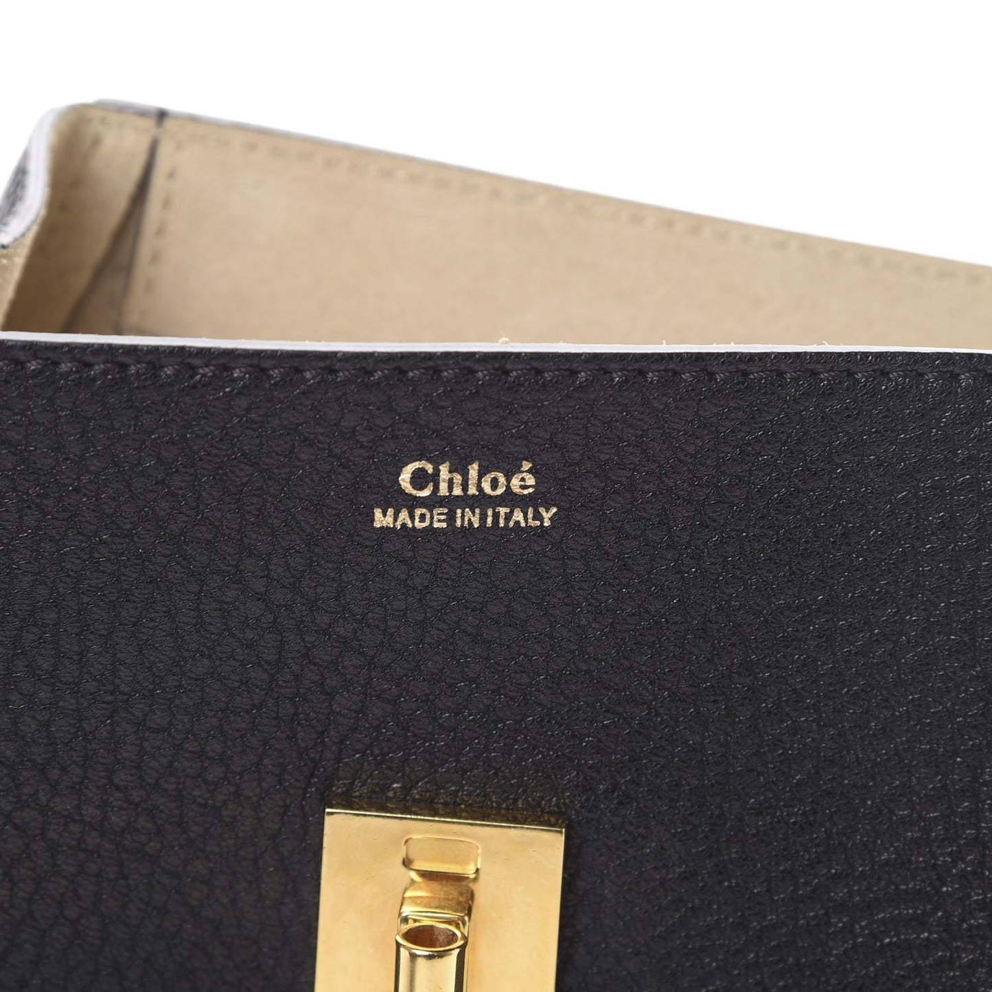 Grained Lambskin Mini Drew Shoulder Bag Black