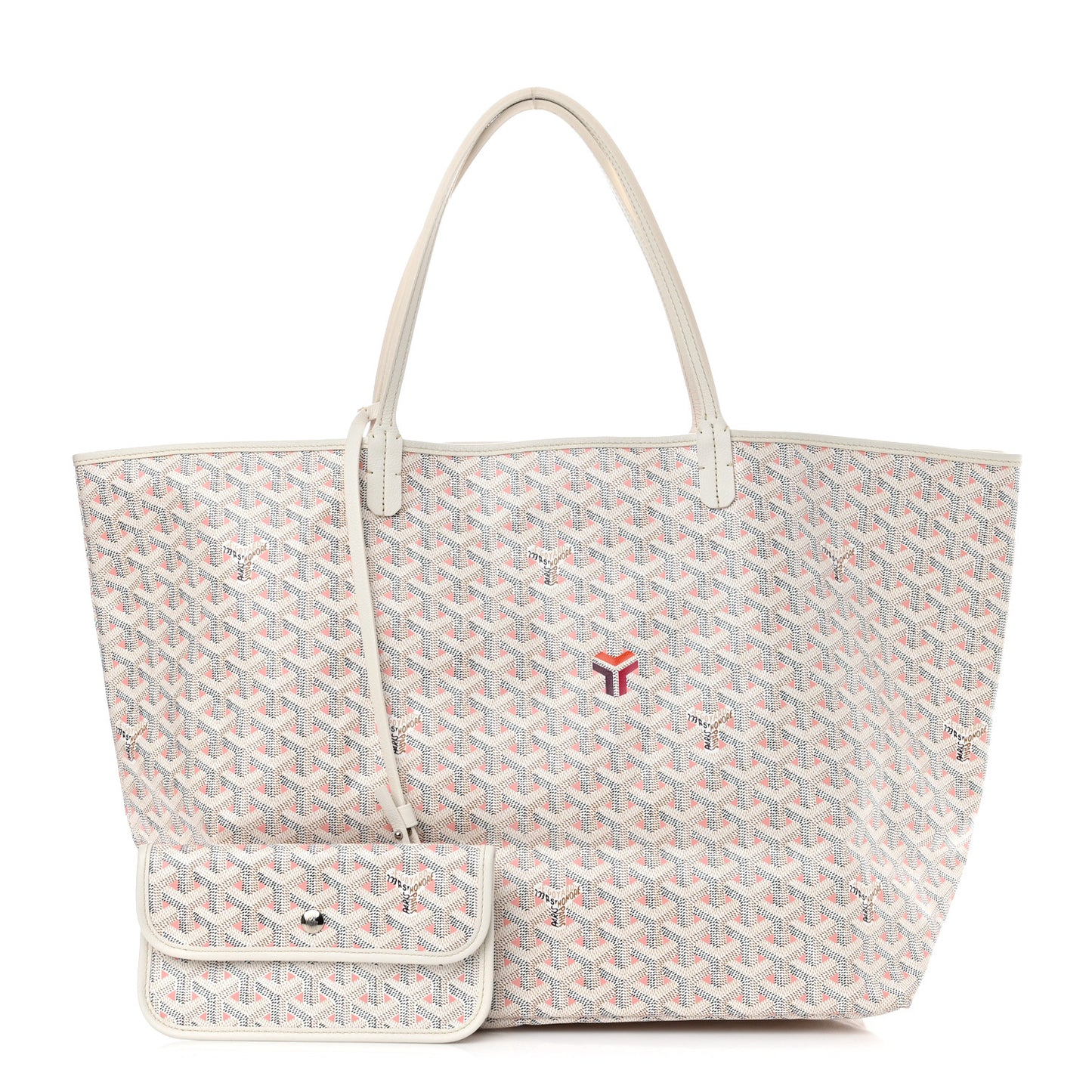 Goyardine Saint Louis Claire Voie GM White Pink