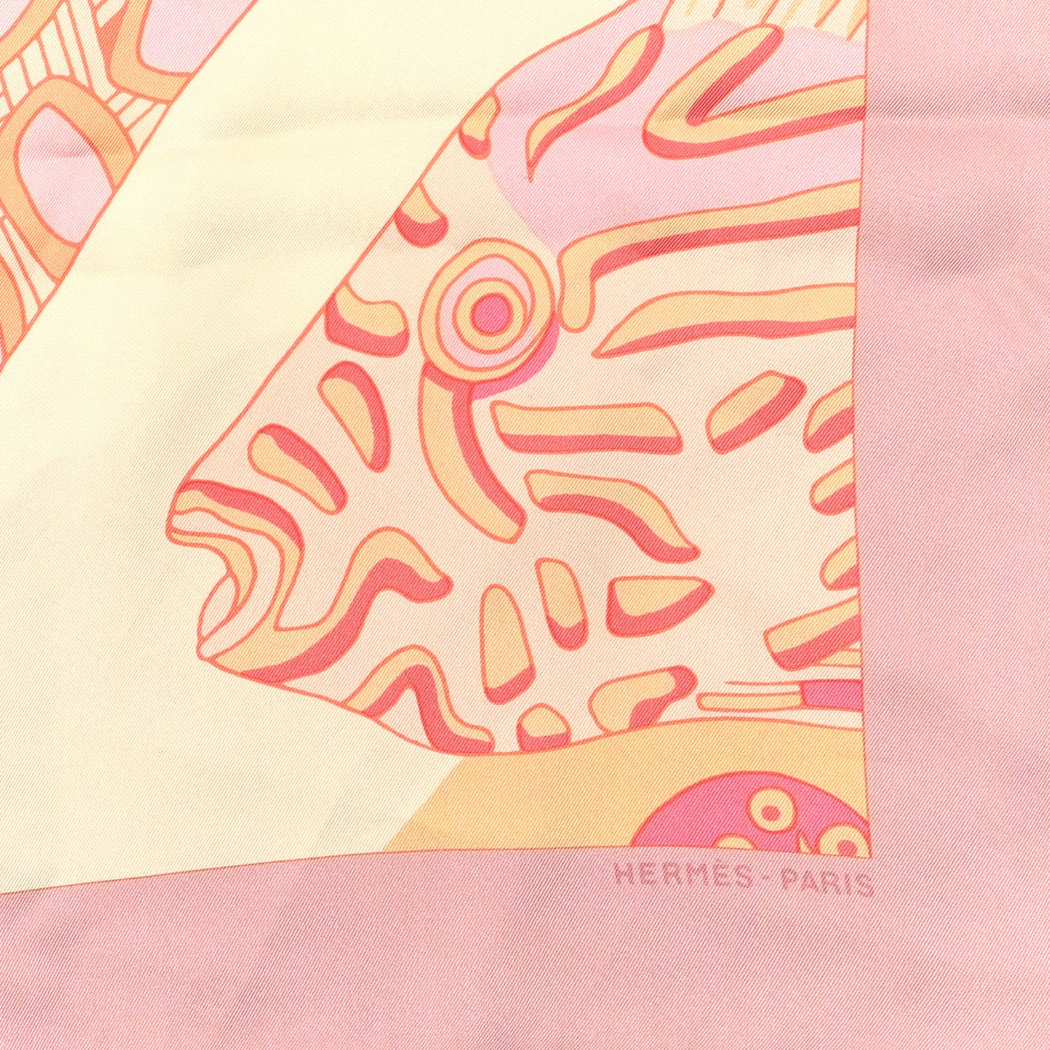 Hermes Silk Grands Fonds Detail Scarf 90 4 of 4