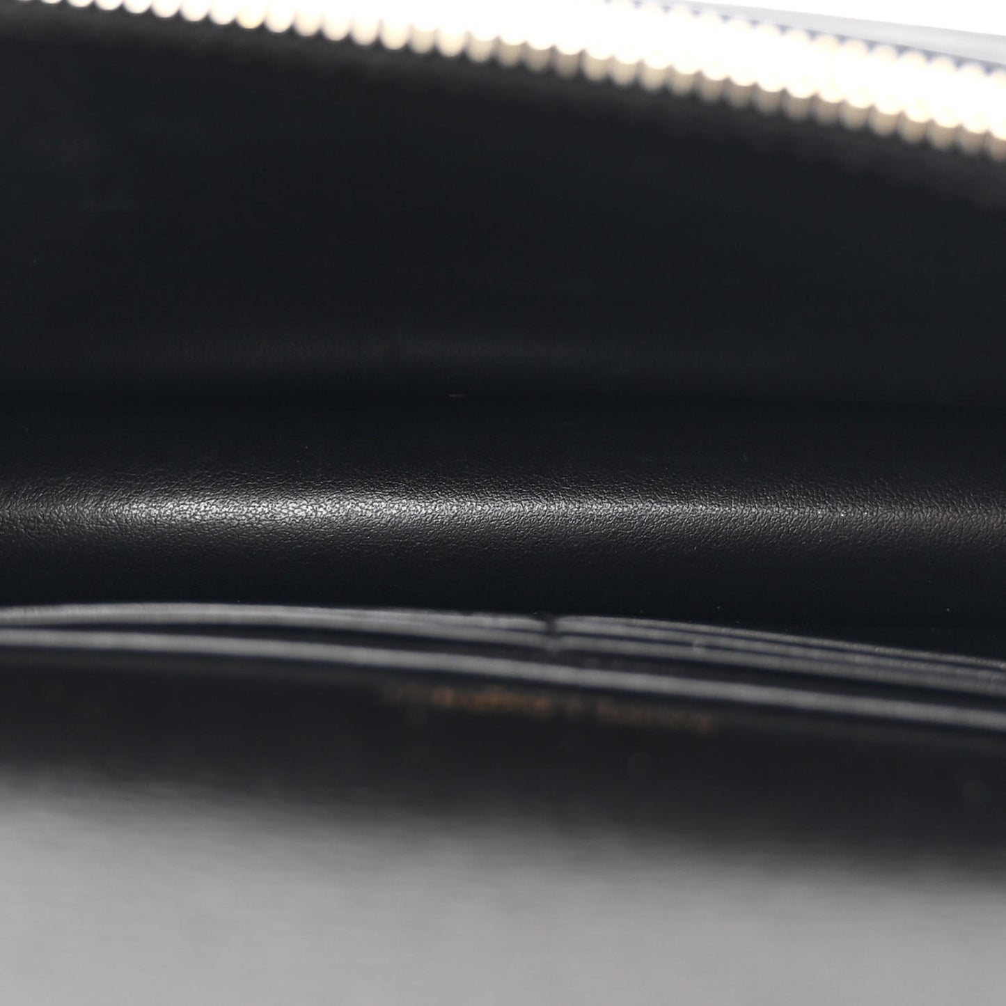 Calfskin Monogram Sunset Chain Wallet Black