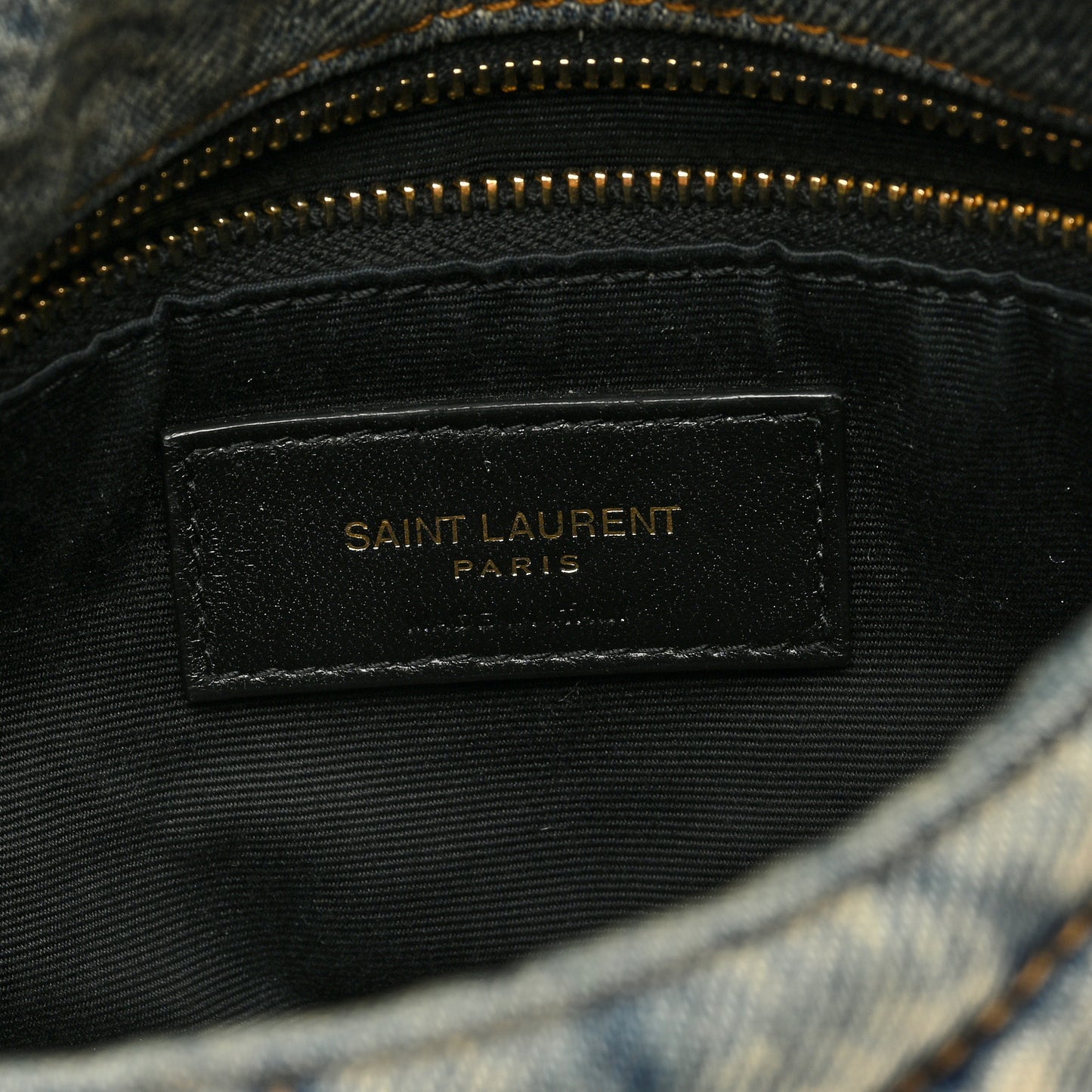 Denim Quilted Toy Loulou Puffer Monogram Chain Satchel Blue Cinnamon