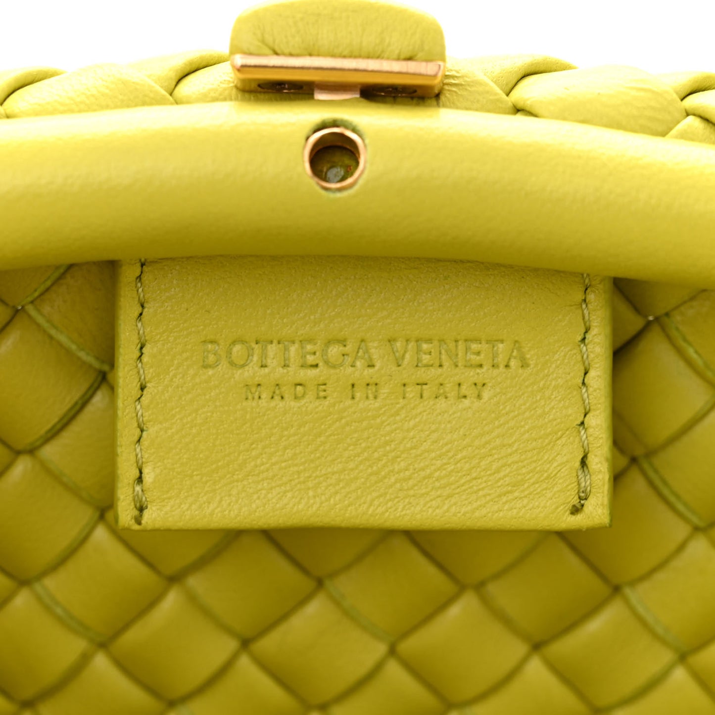 Nappa Intrecciato Small Padded The Handle Tote Kiwi
