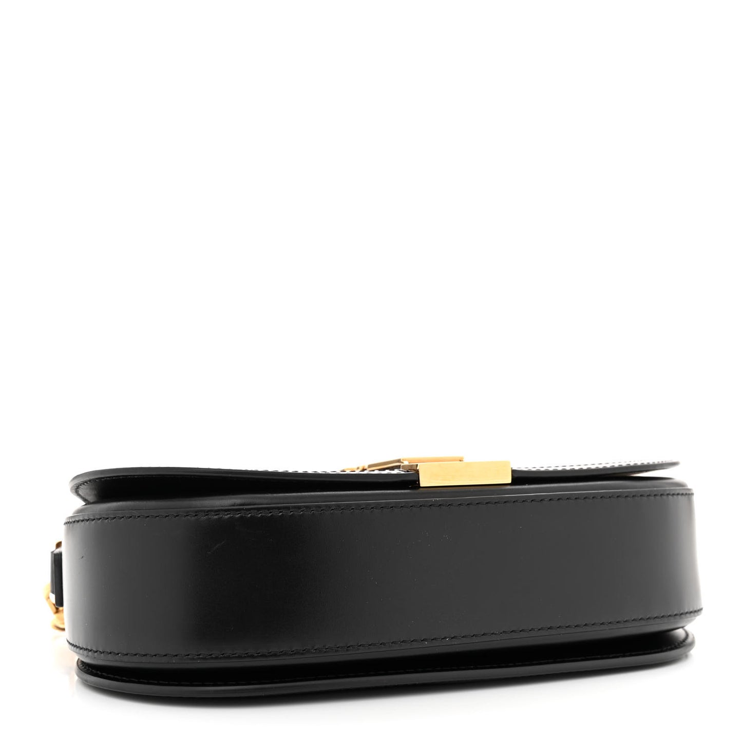 Calfskin Medium Greca Goddess Shoulder Bag Black