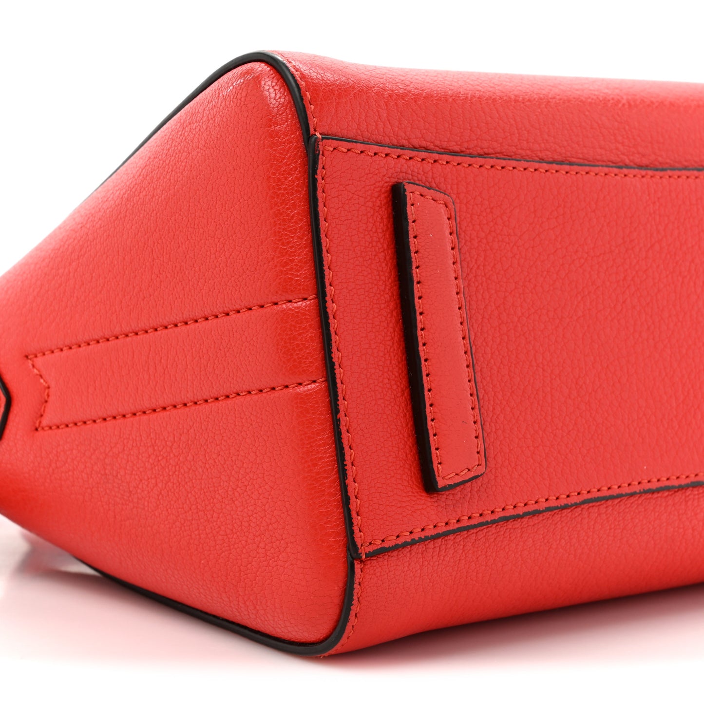 Sugar Goatskin Mini Antigona Pop Red