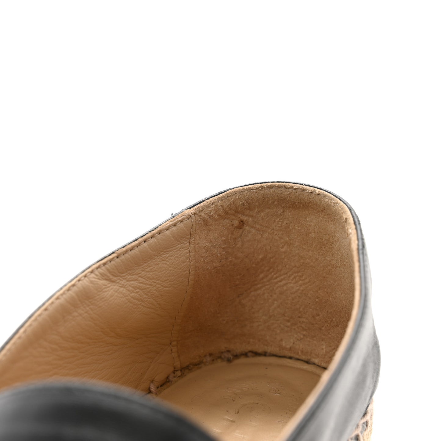 Lambskin CC Espadrilles 37 Black